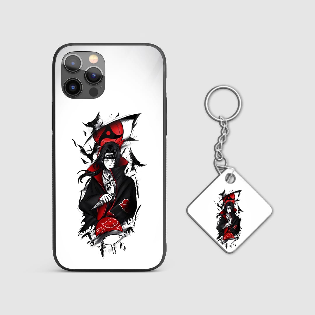 Itachi White Silicone Armored Phone Case