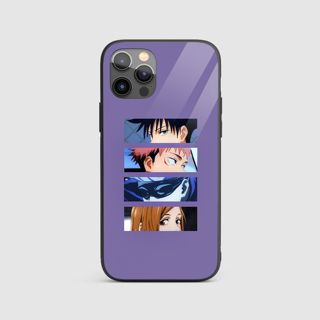 Jujutsu Characters Silicone Armored Phone Case