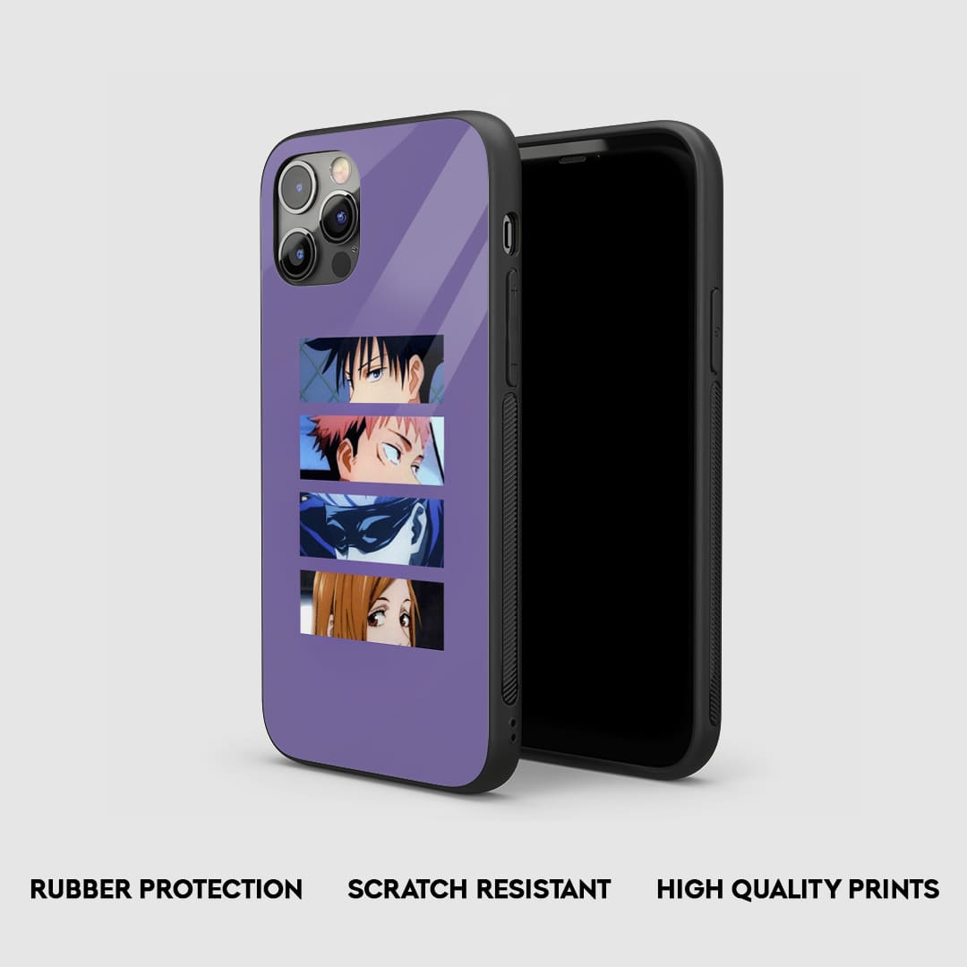 Jujutsu Characters Silicone Armored Phone Case