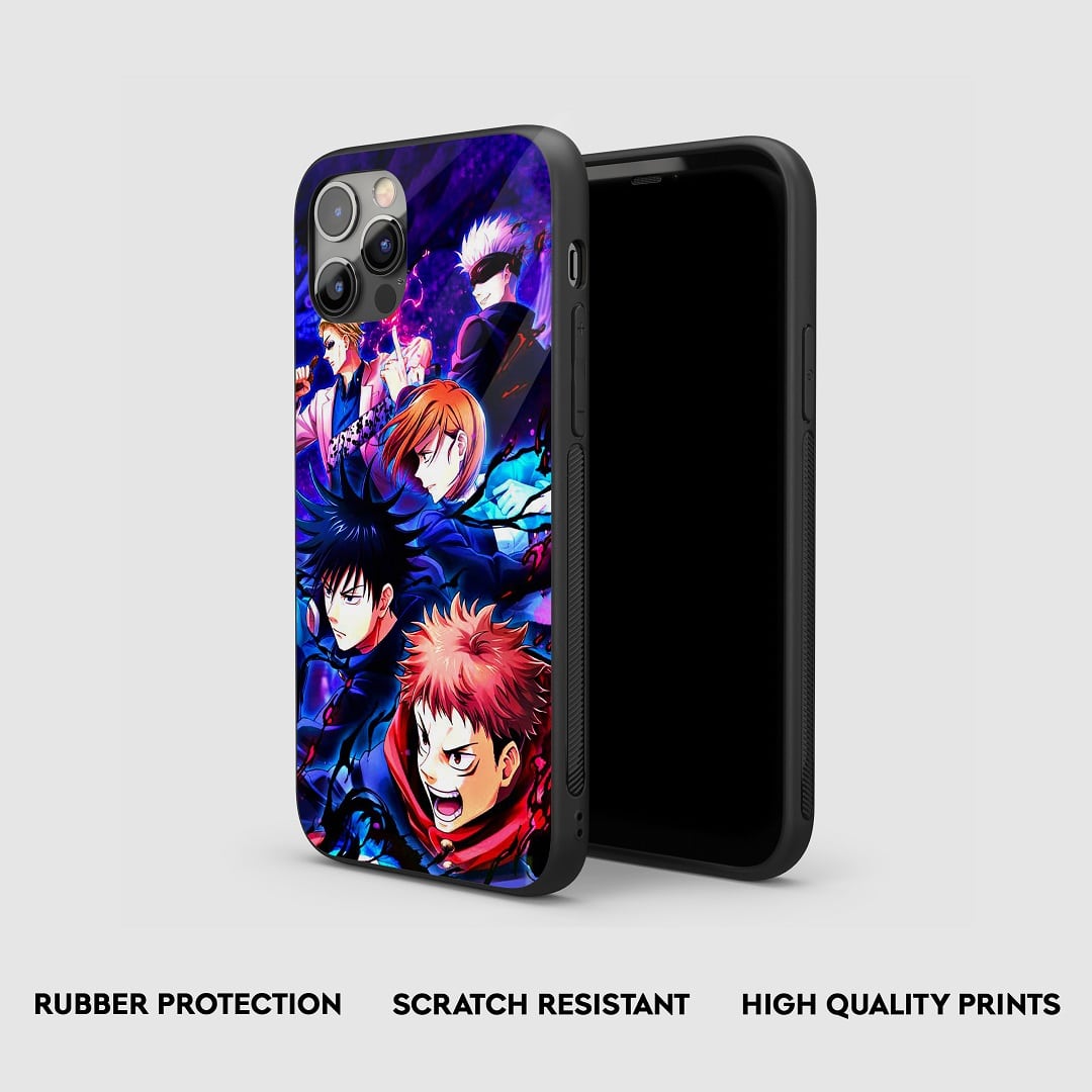 Jujutsu Kaisen Graphic Silicone Armored Phone Case