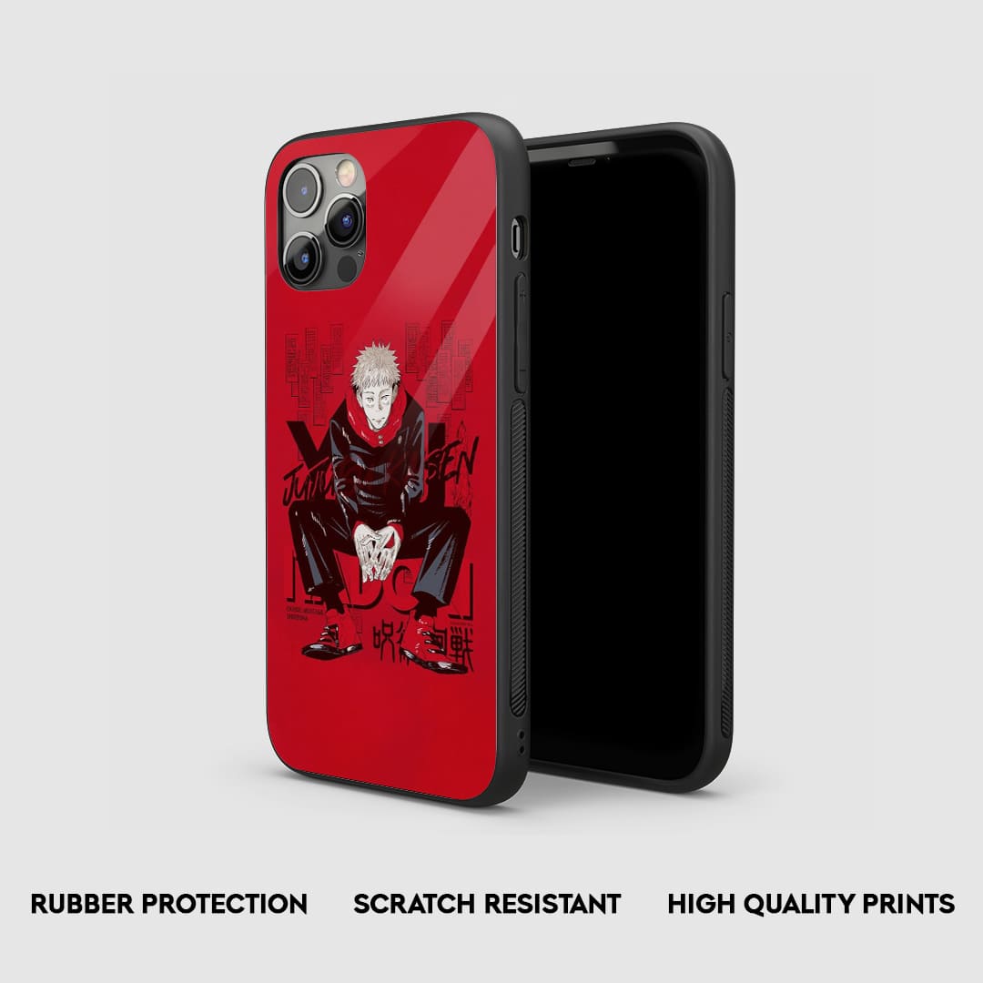 Jujutsu Yuji Silicone Armored Phone Case