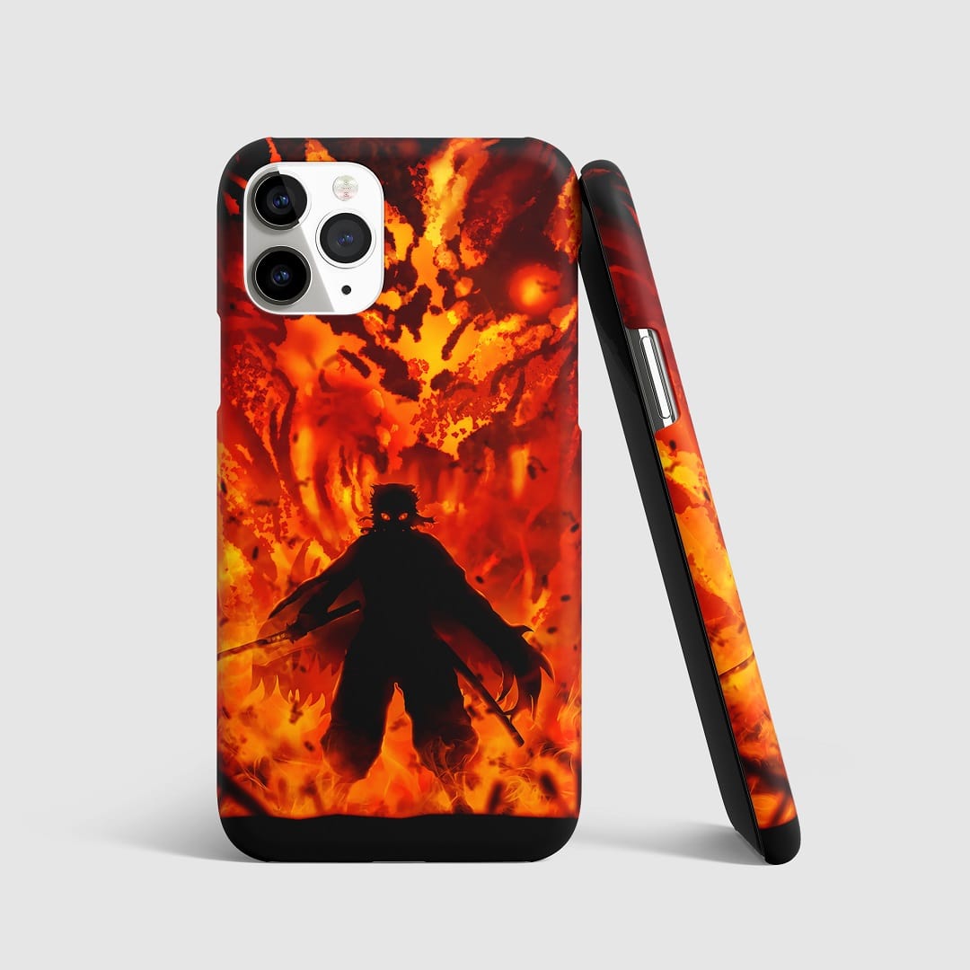 Kyojuro Rengoku Fire Breathing Phone Cover