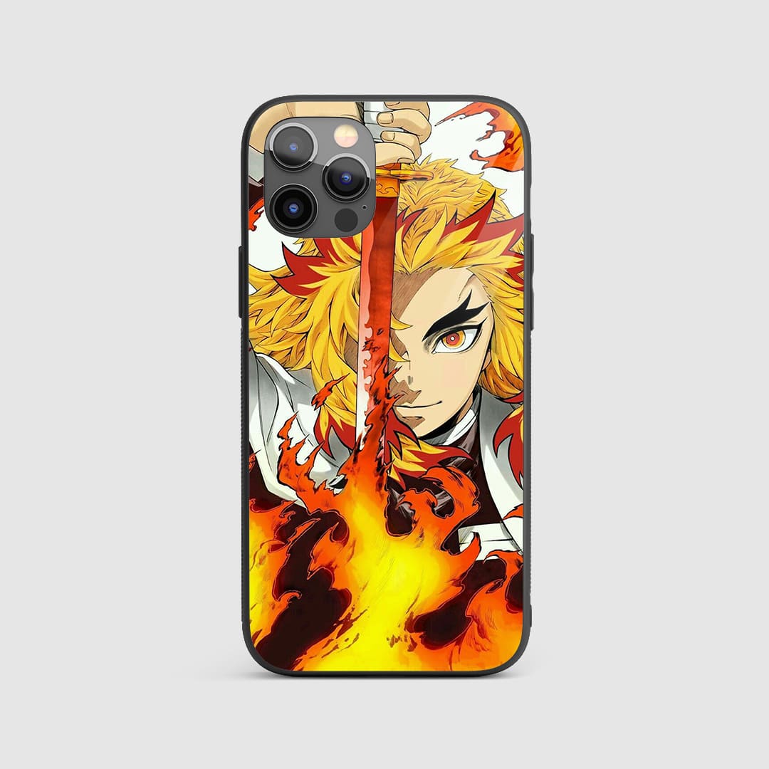 Kyojuro Nichirin Sword Silicone Armored Phone Case