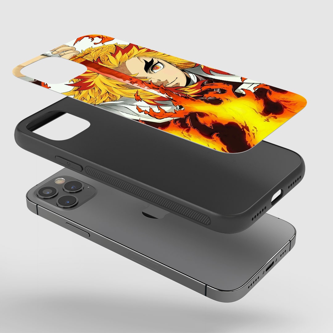 Kyojuro Nichirin Sword Silicone Armored Phone Case