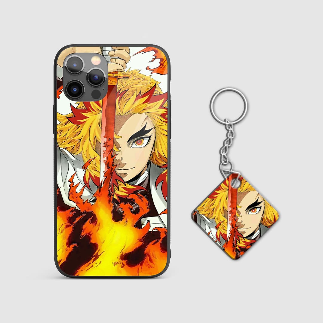 Kyojuro Nichirin Sword Silicone Armored Phone Case