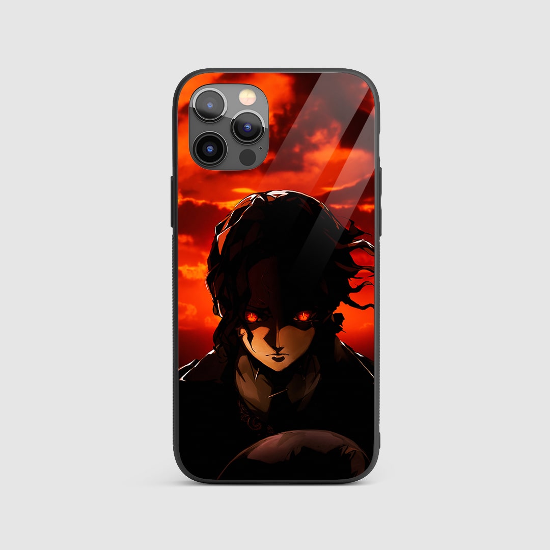 Kyojuro Red Eyes Silicone Armored Phone Case