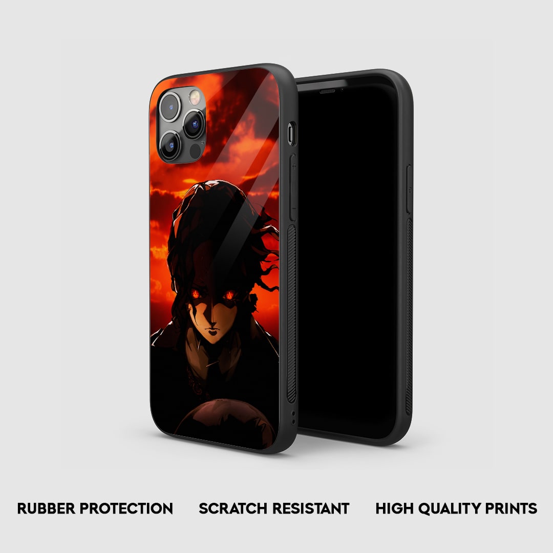 Kyojuro Red Eyes Silicone Armored Phone Case