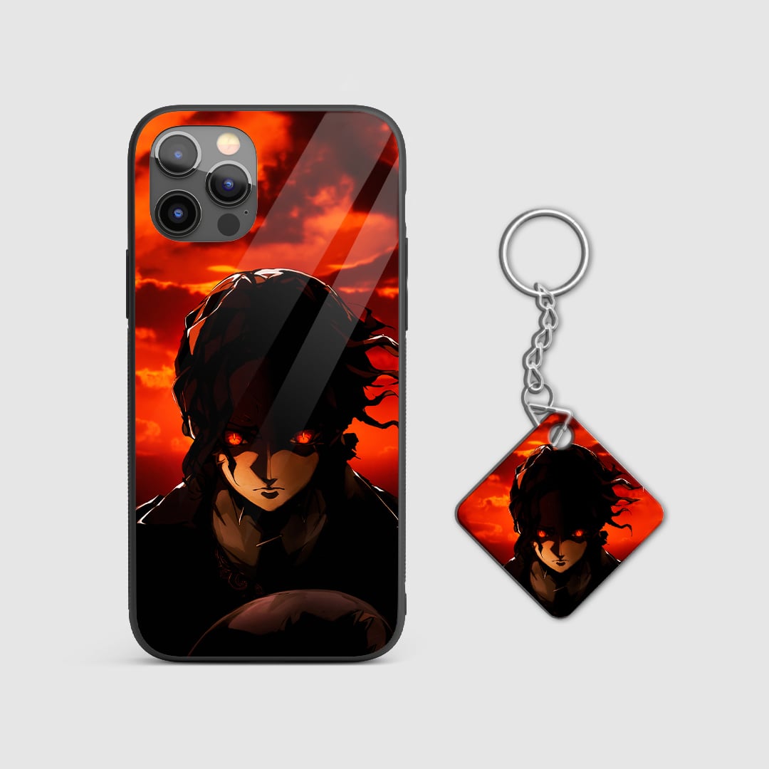 Kyojuro Red Eyes Silicone Armored Phone Case