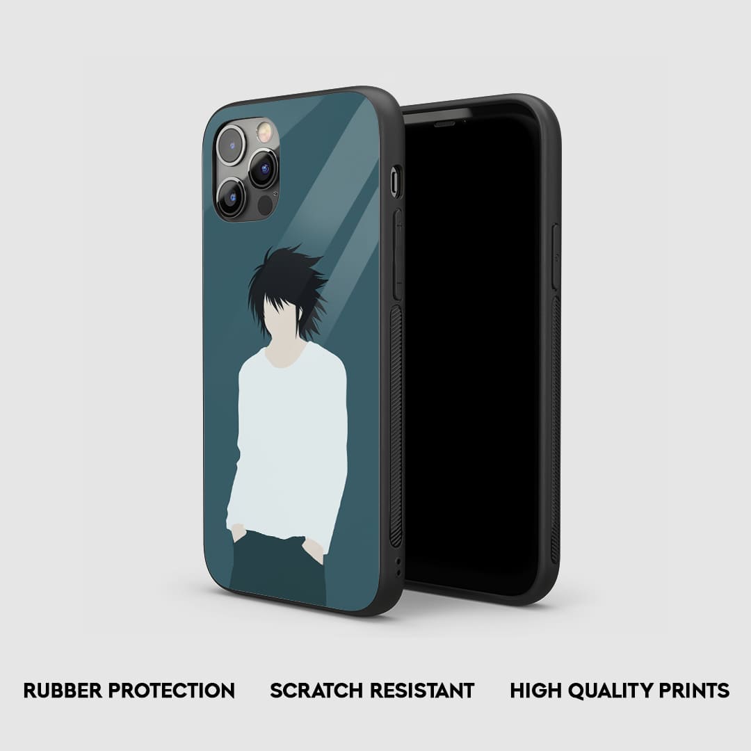 L Minimal Silicone Armored Phone Case