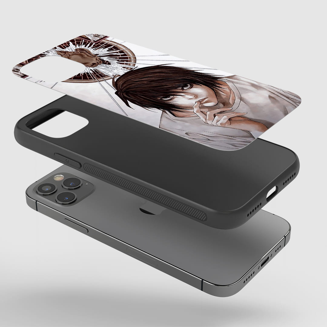 L Minimalist Silicone Armored Phone Case