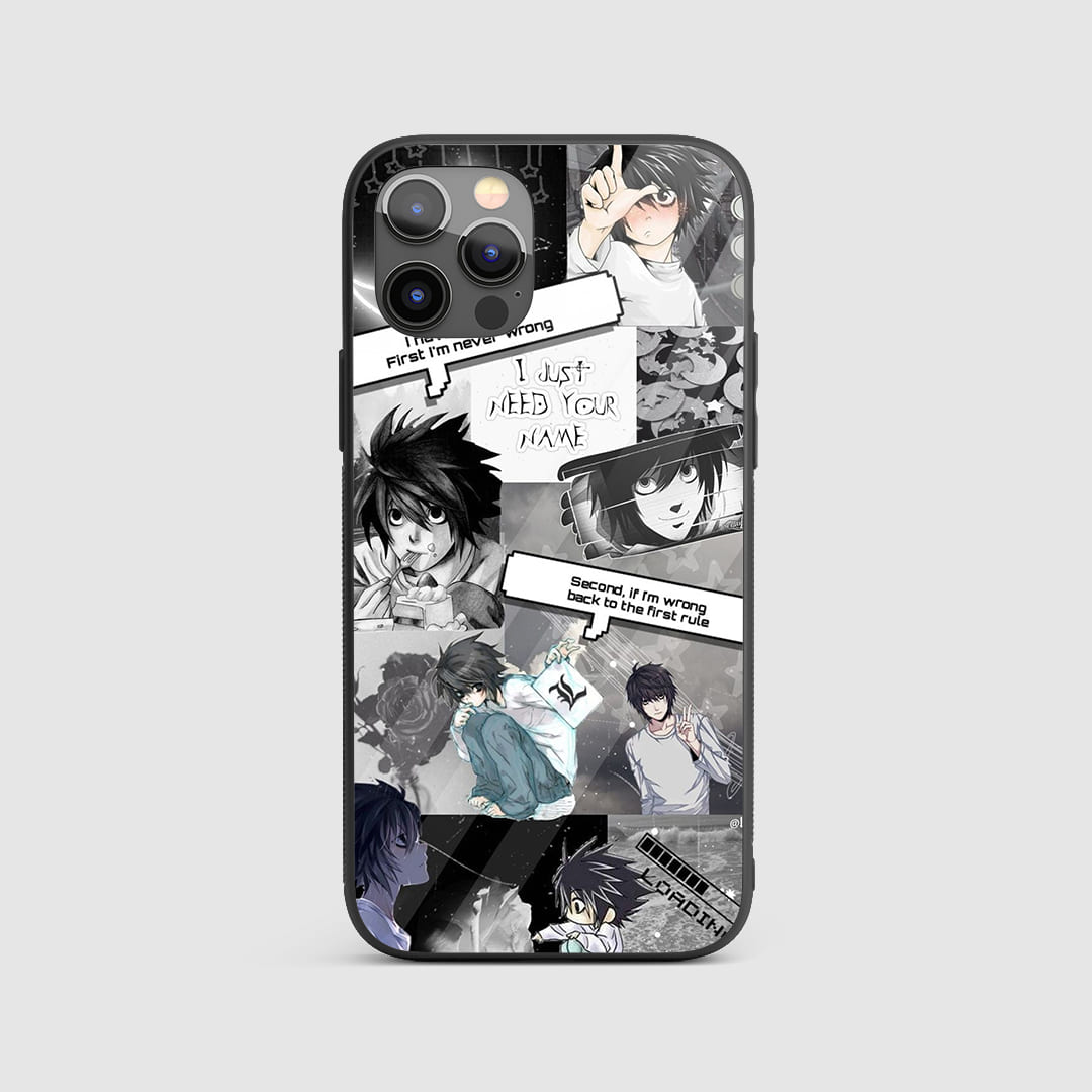 Lawliet Manga Silicone Armored Phone Case