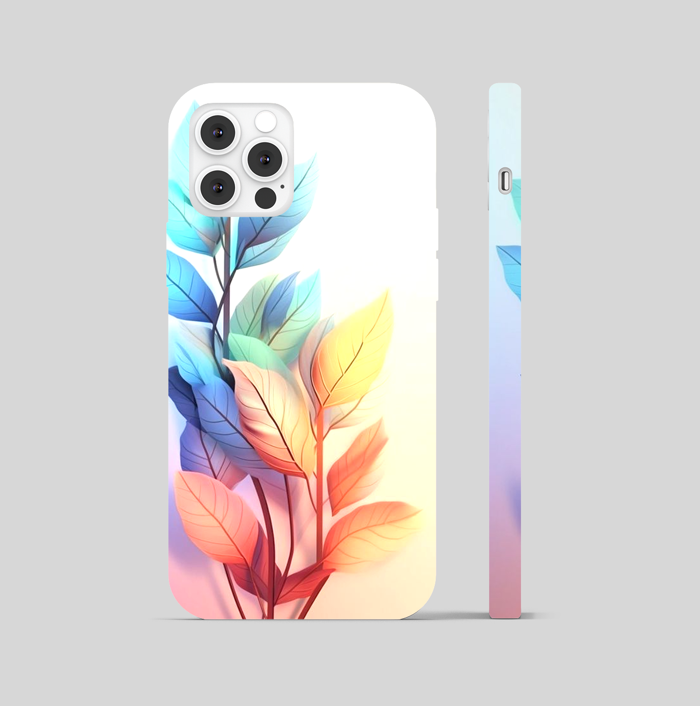Multi Colour Leaf Plant Phone Cover