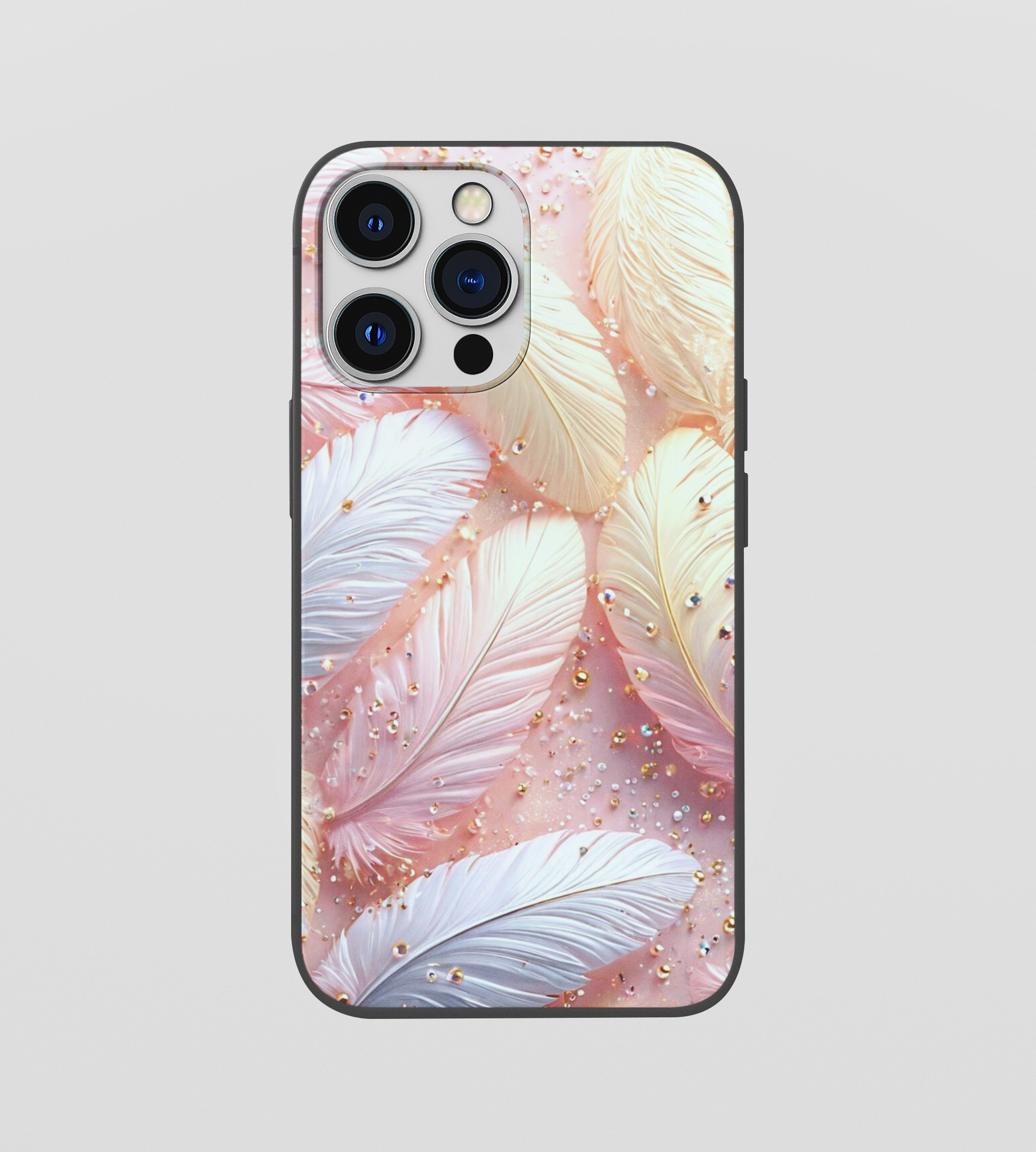 Multi Color Beautiful Leaf Glossy Silicone Mobile Case