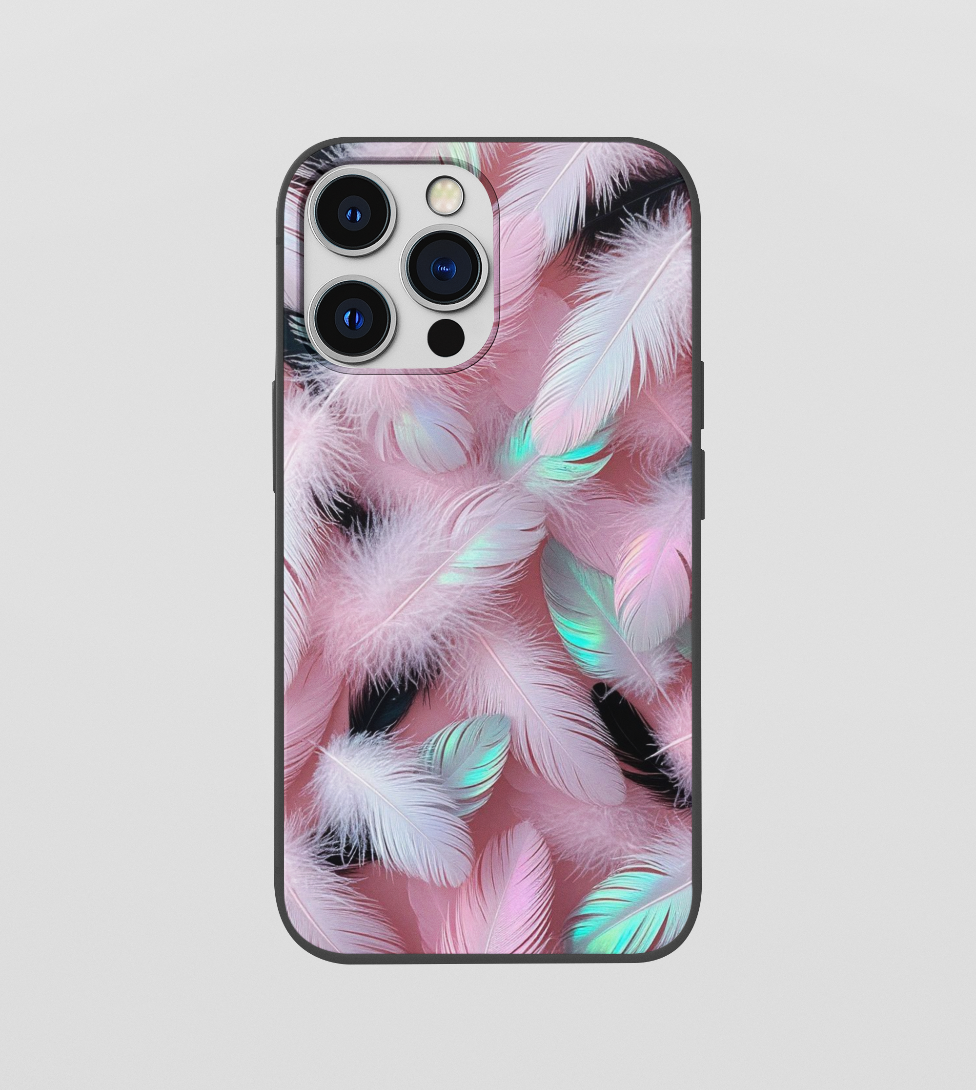 Multi Color Beautiful Leaf Glossy Silicone Mobile Case