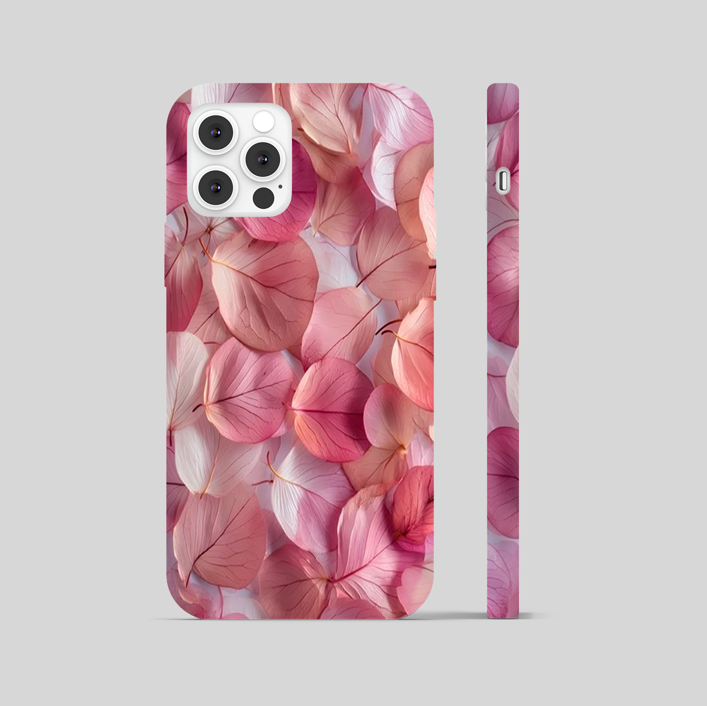 Multi Color Pinky Leaf Phone Cover