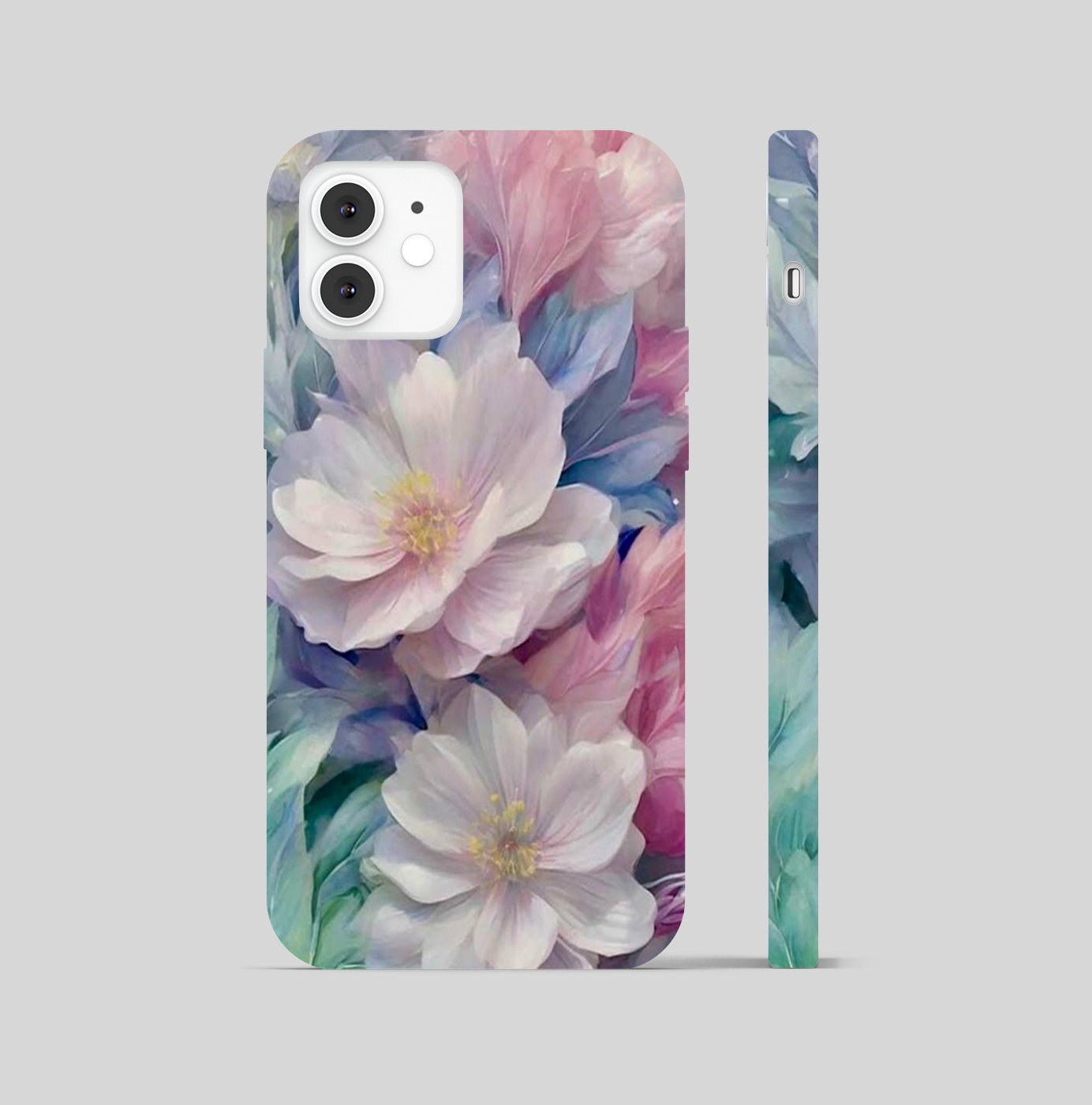 Flower Art Theme Phone Cover