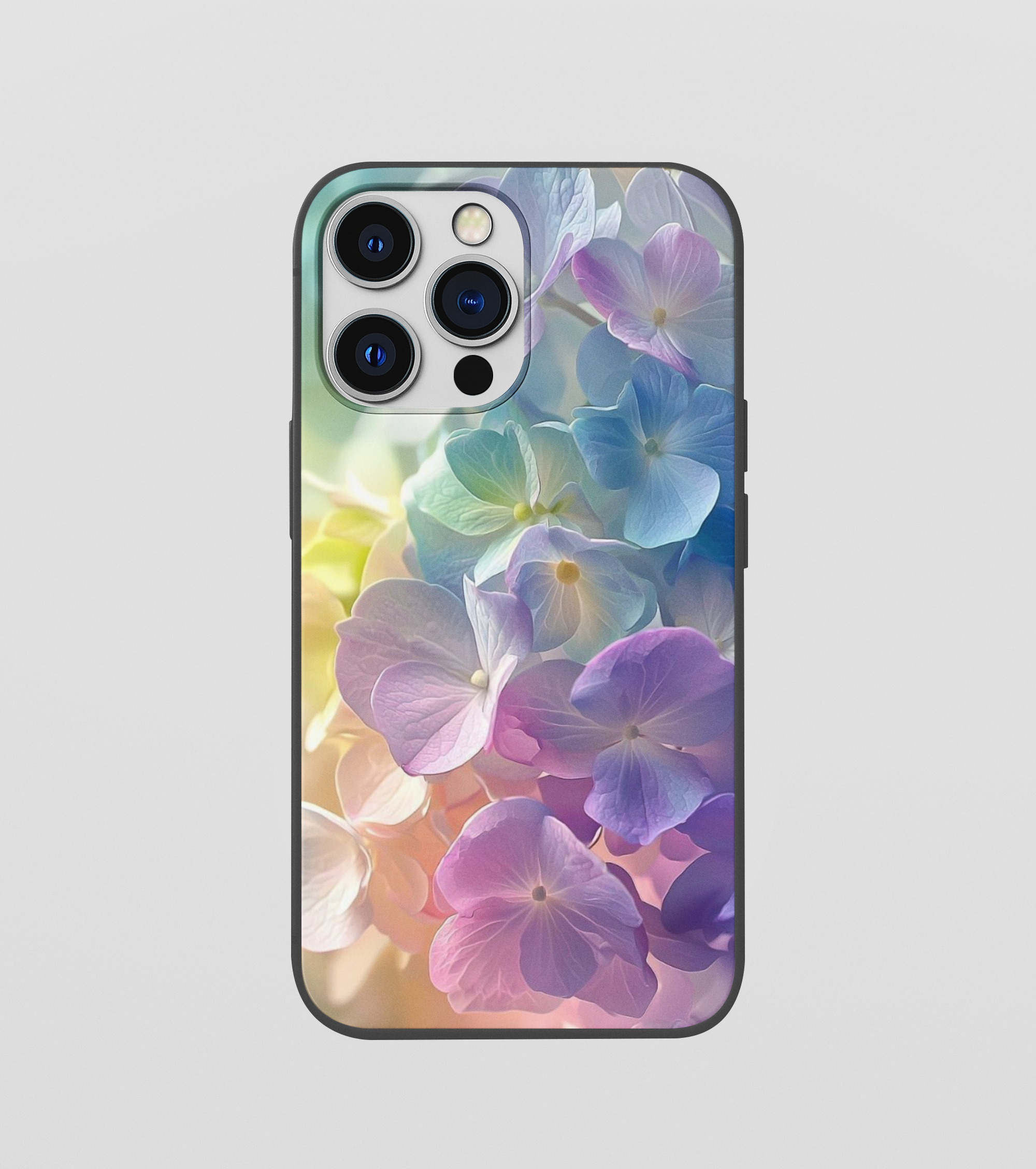 Multi Color Beautiful Leaf Glossy Silicone Mobile Case