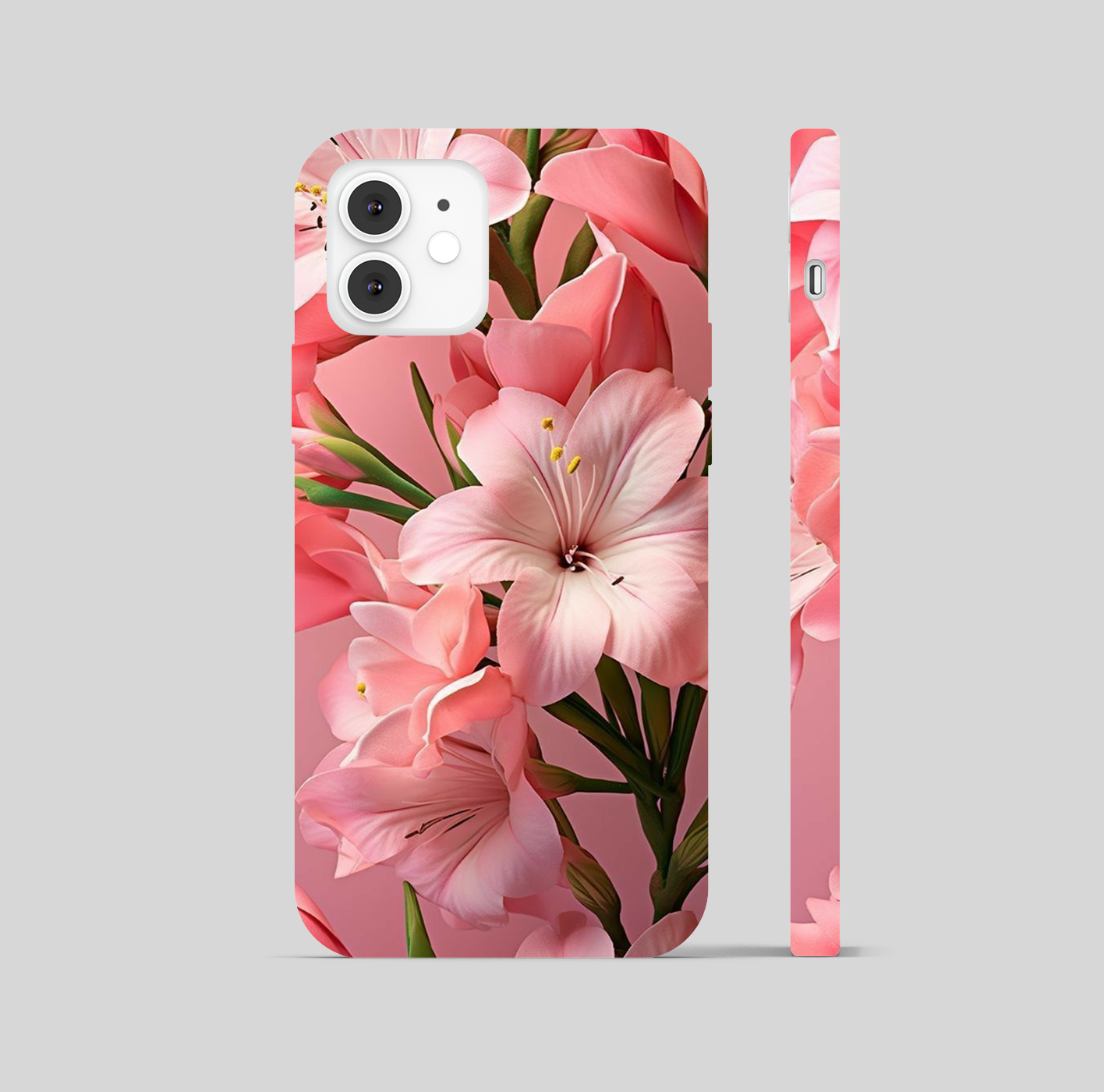Pink Lotus Theme Phone Cover