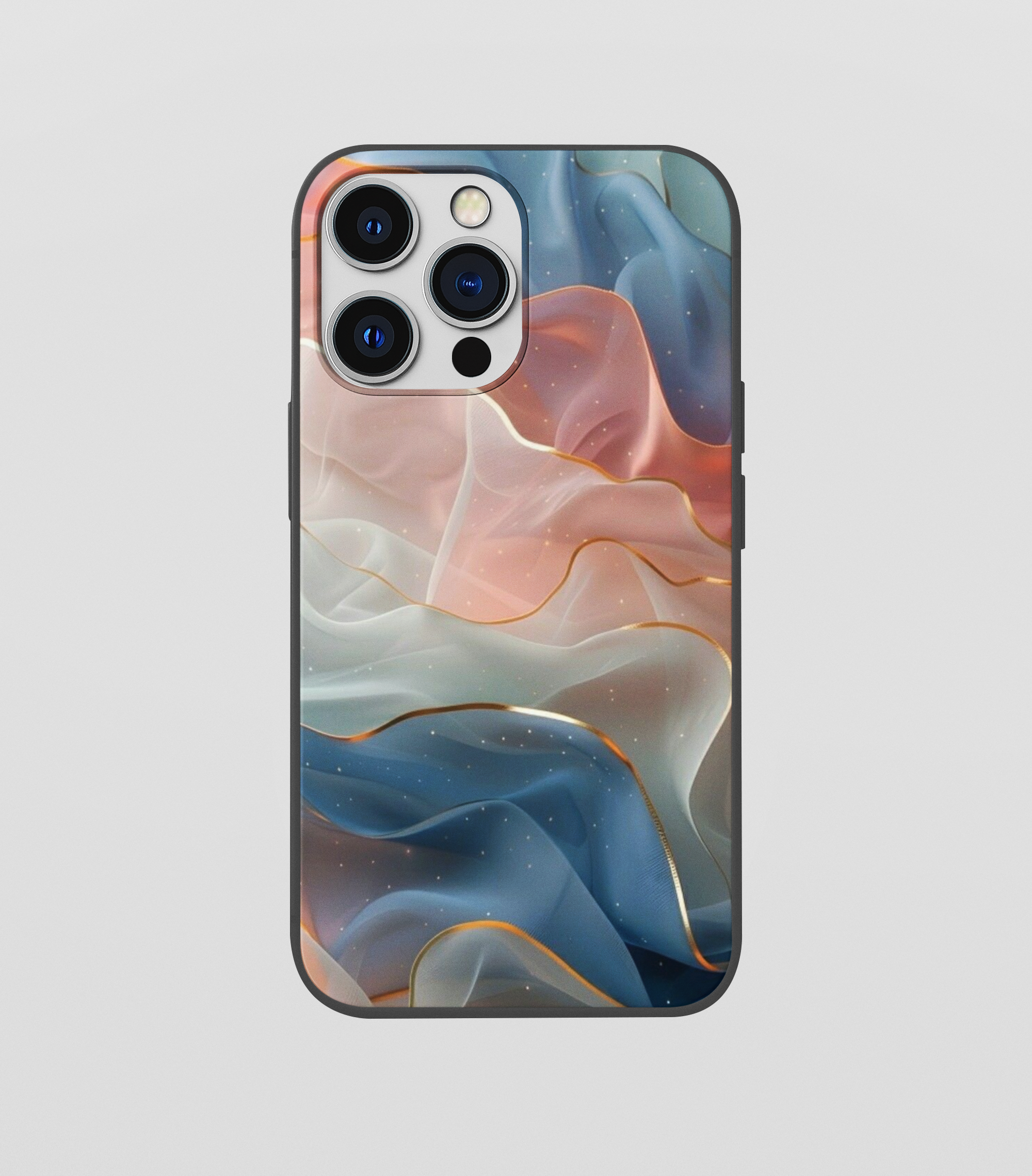 Multi Color Beautiful Leaf Glossy Silicone Mobile Case