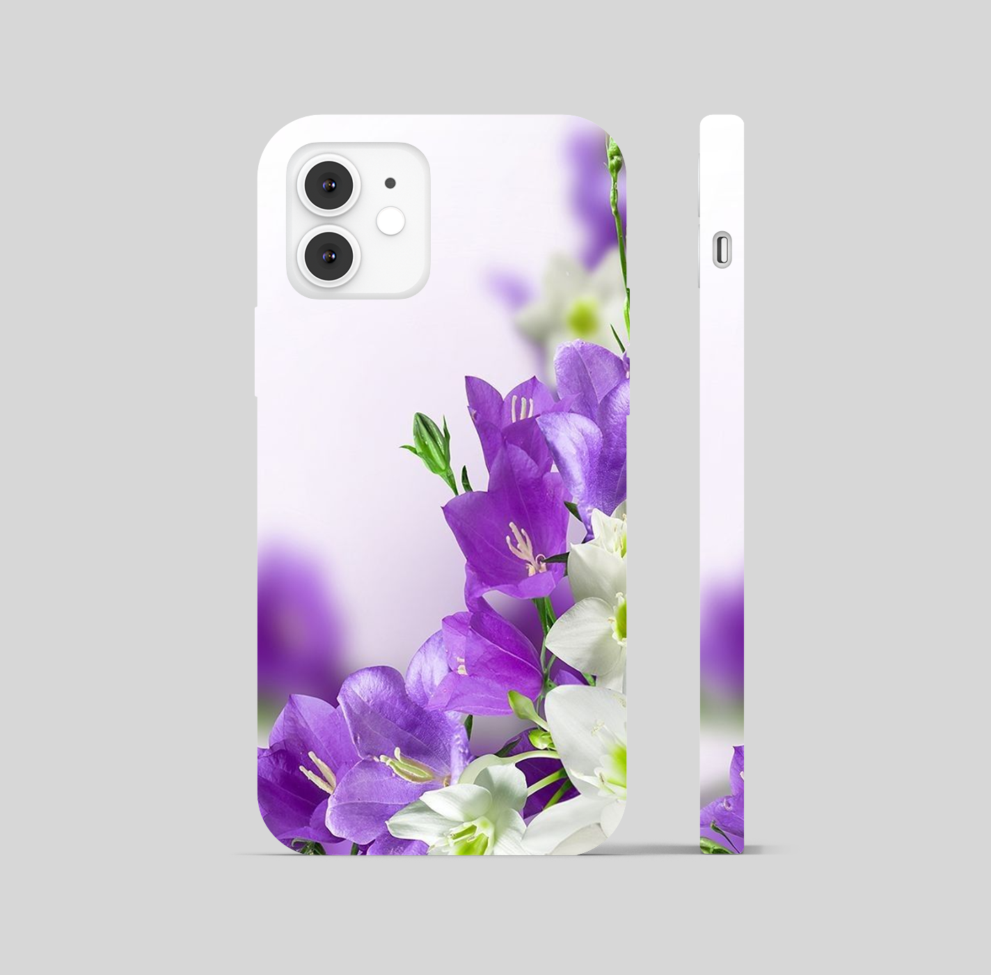 Floral Purple Theme Phone Cover