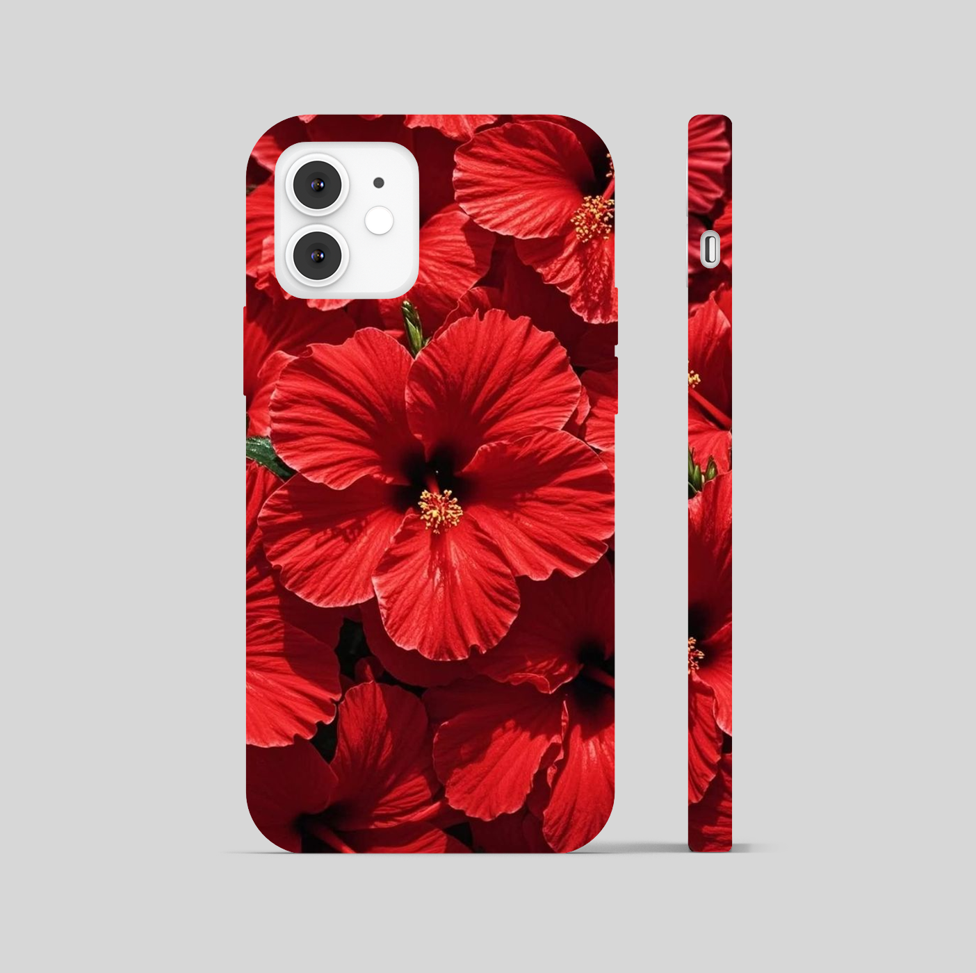 Red Hawaiian Hibiscus Theme Phone Cover
