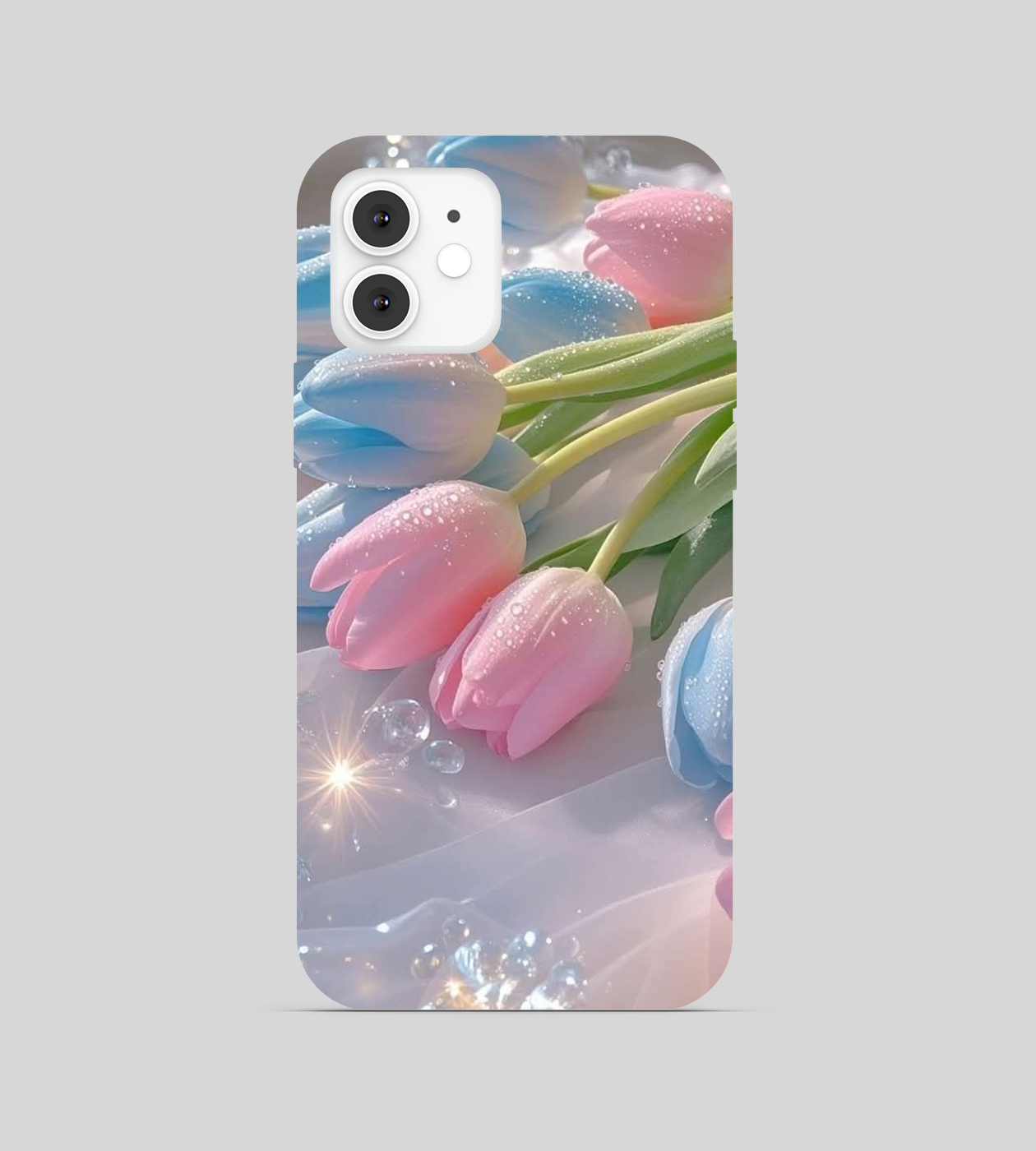 Multi Color Flower with Pink Phone Cover