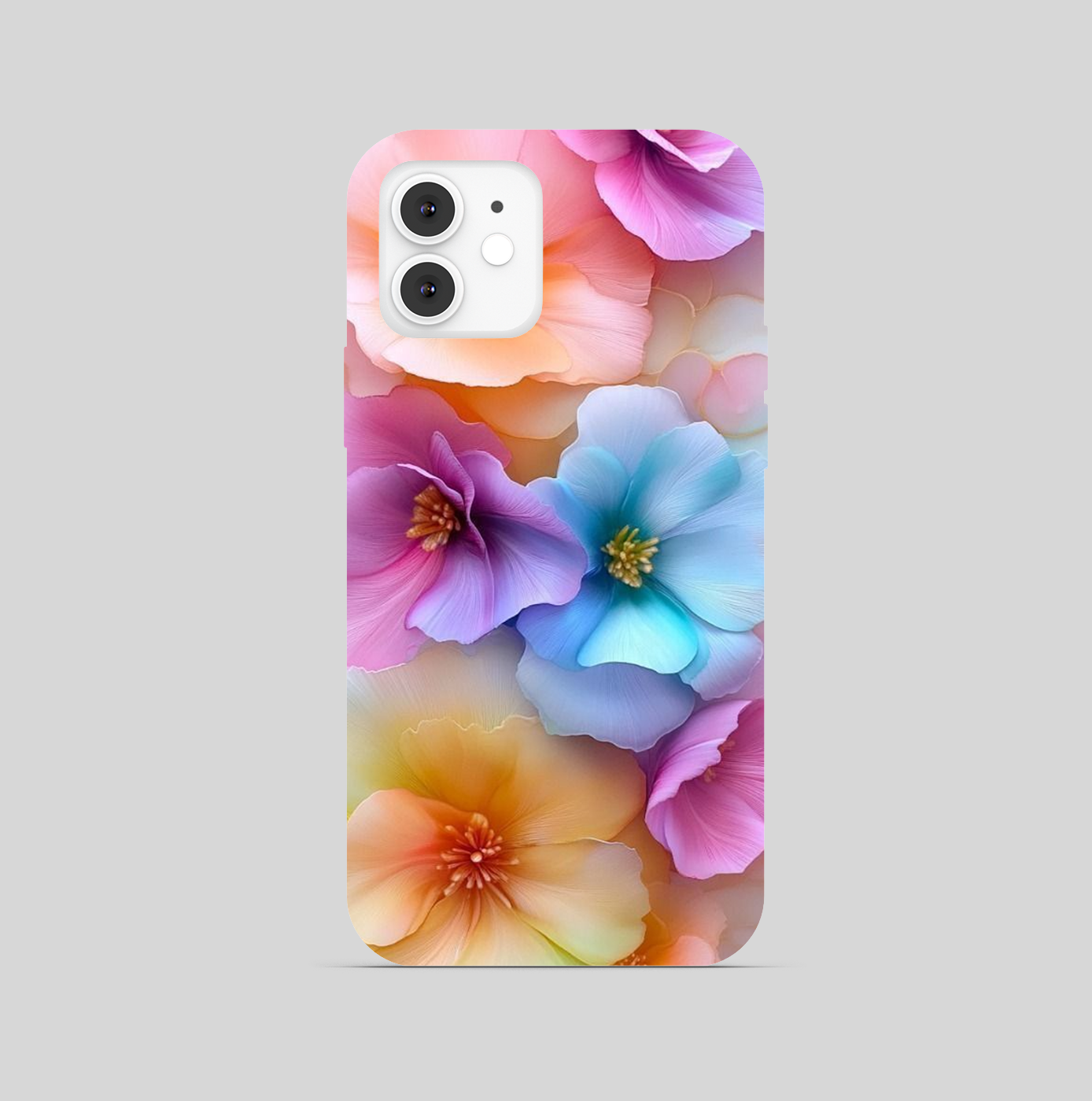 Multi Color Flowers Theme Phone Cover