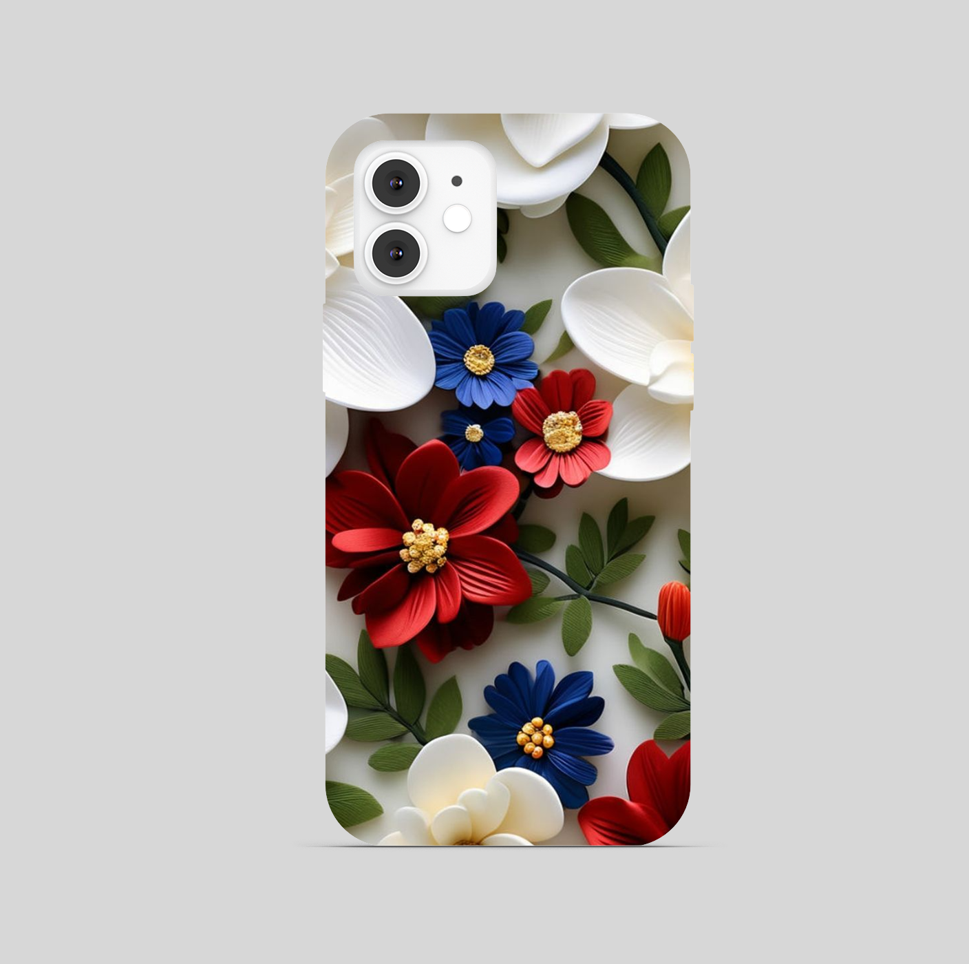Multi Color Flowers Theme Phone Cover