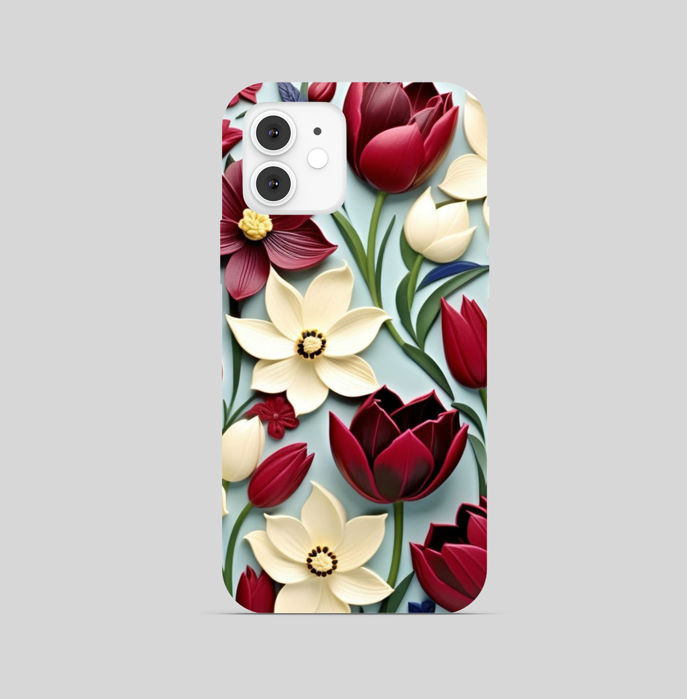 Multi Color Flowers Theme Phone Cover