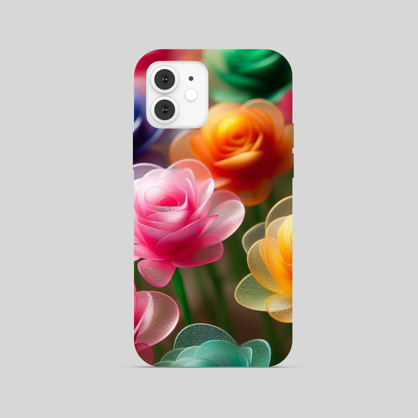 Multi Color Flowers Theme Phone Cover