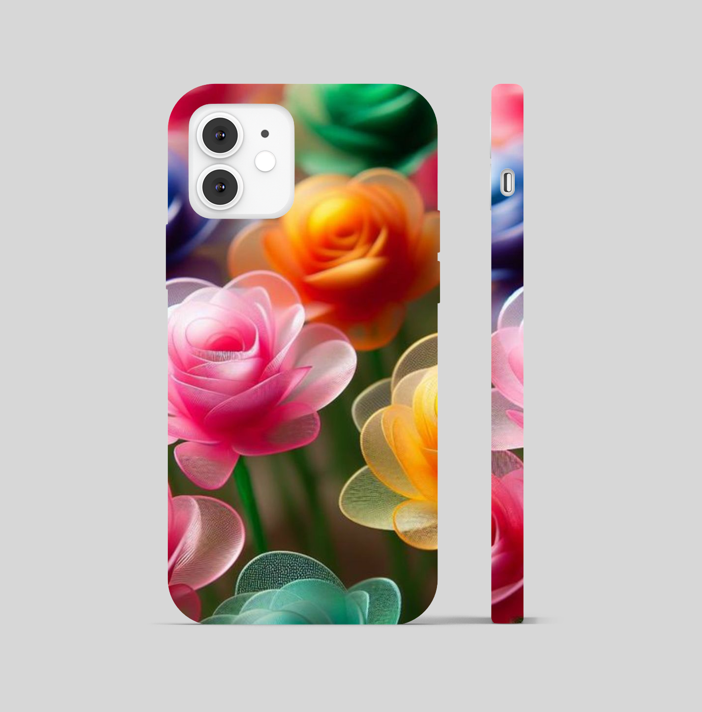 Multi Color Flowers Theme Phone Cover