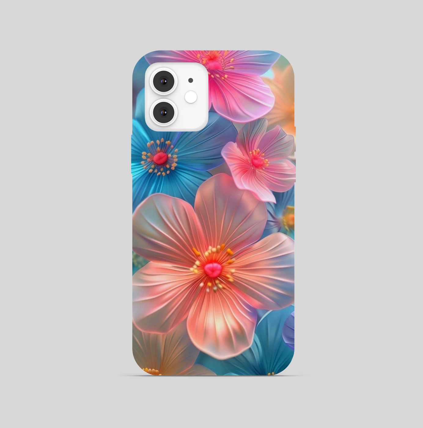 Multi Color Flowers Theme Phone Cover