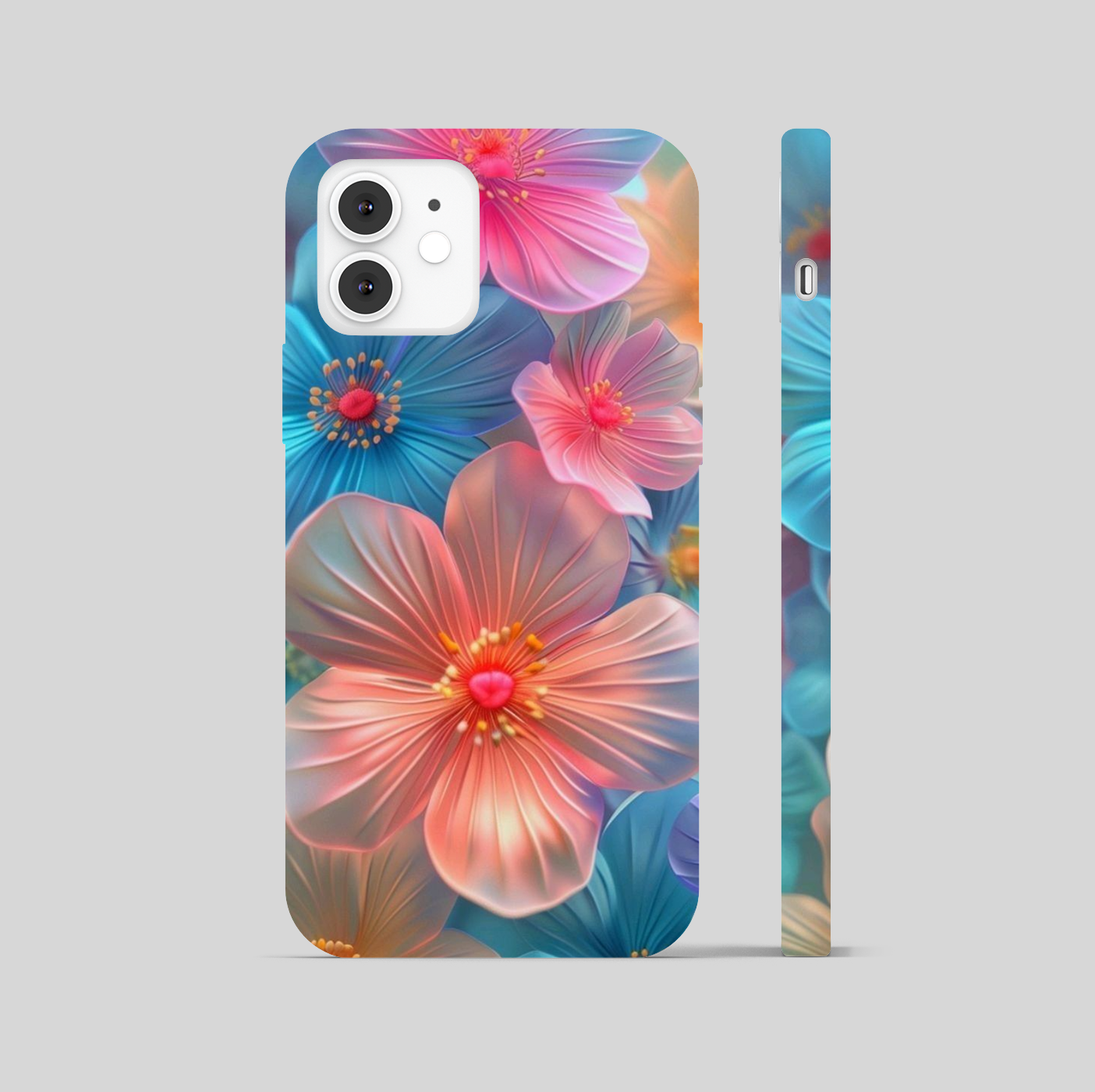 Multi Color Flowers Theme Phone Cover
