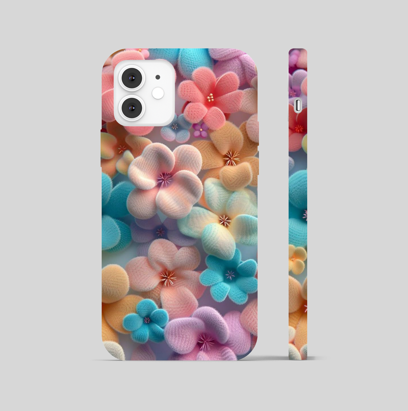 Multi Color Flowers Theme Phone Cover
