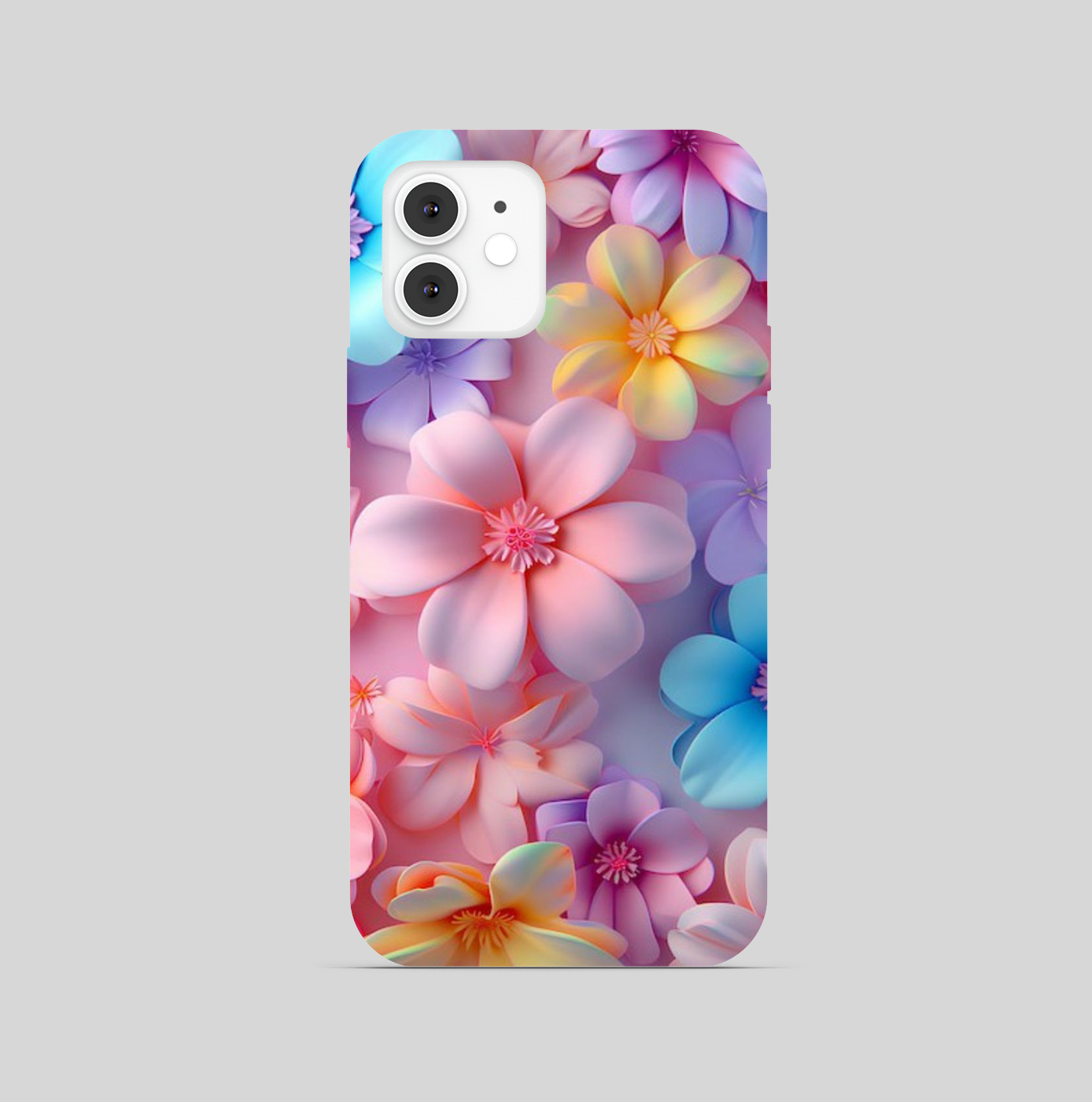 Multi Color Flowers Theme Phone Cover