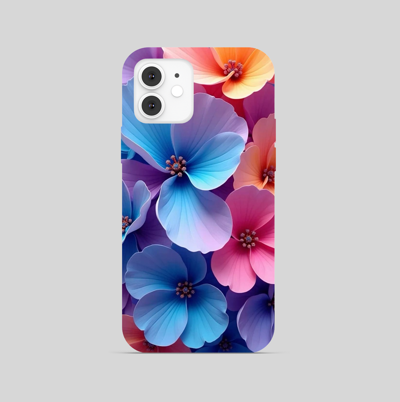 Multi Color Flowers Theme Phone Cover