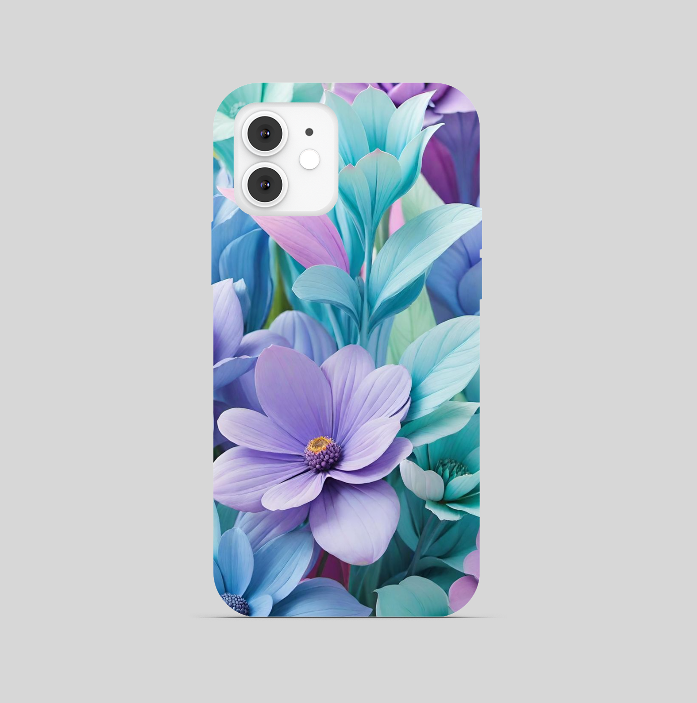 Multi Color Flowers Theme Phone Cover