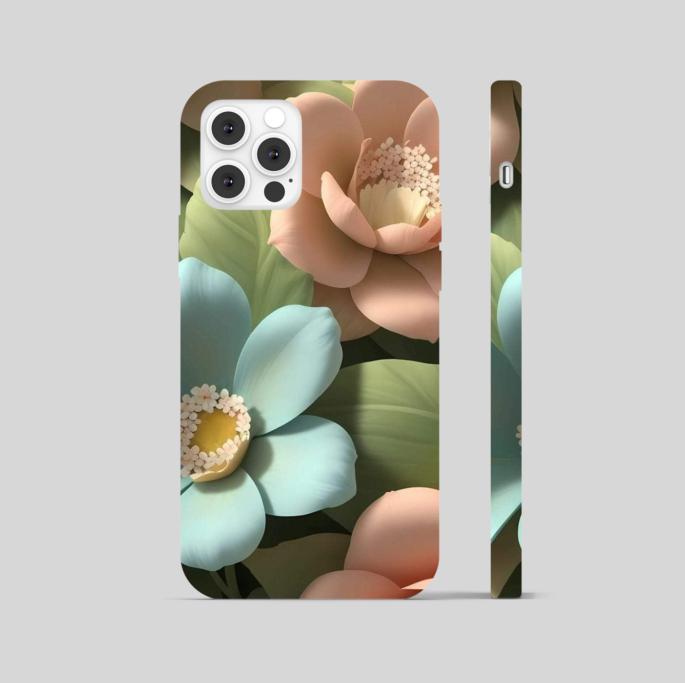 Multi Color Flower Theme Phone Cover