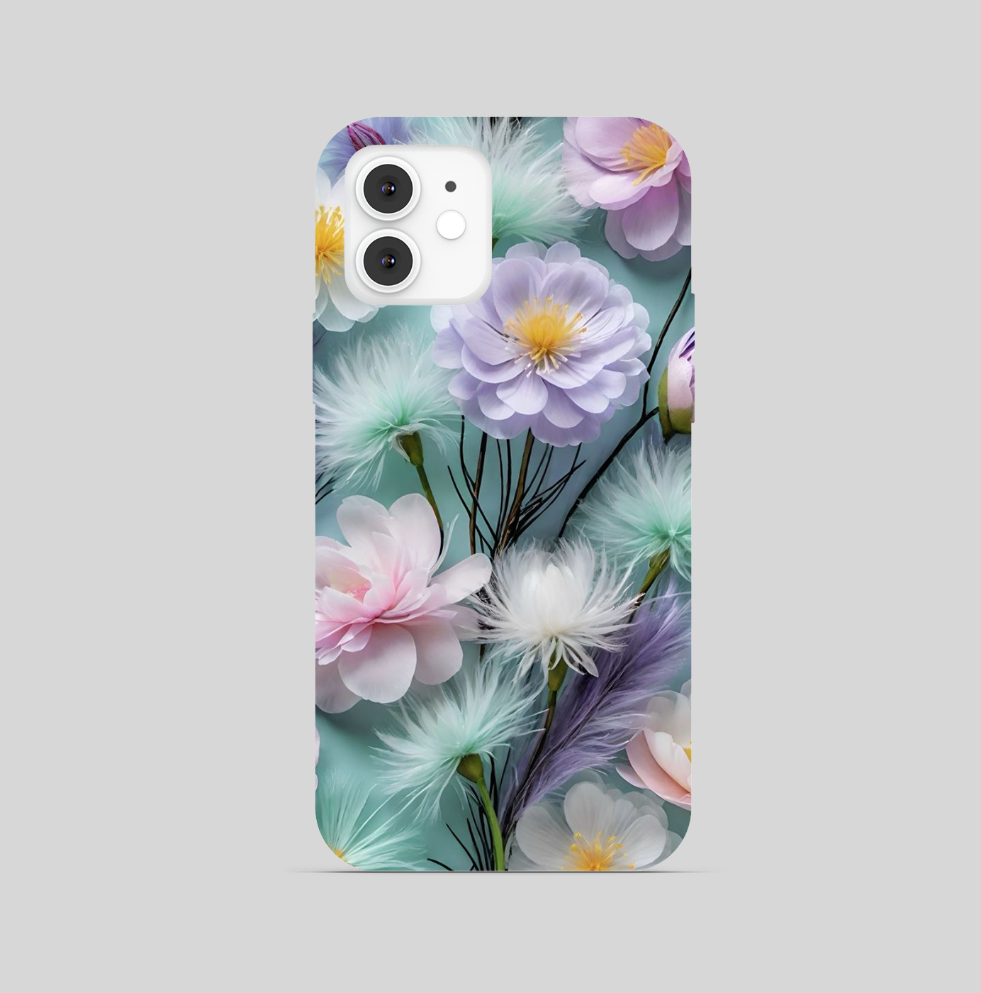 Multi Color Flowers Theme Phone Cover