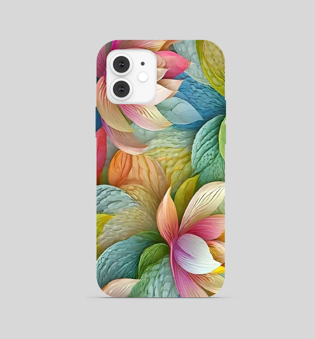Multi Color Leaf Theme Phone Cover