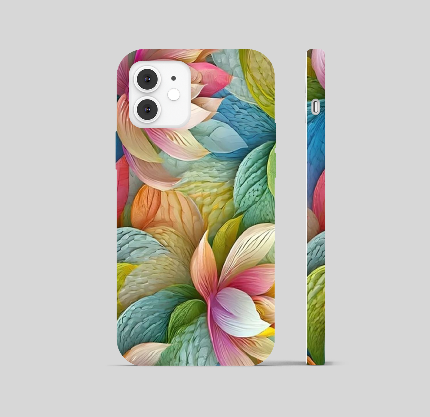 Multi Color Leaf Theme Phone Cover