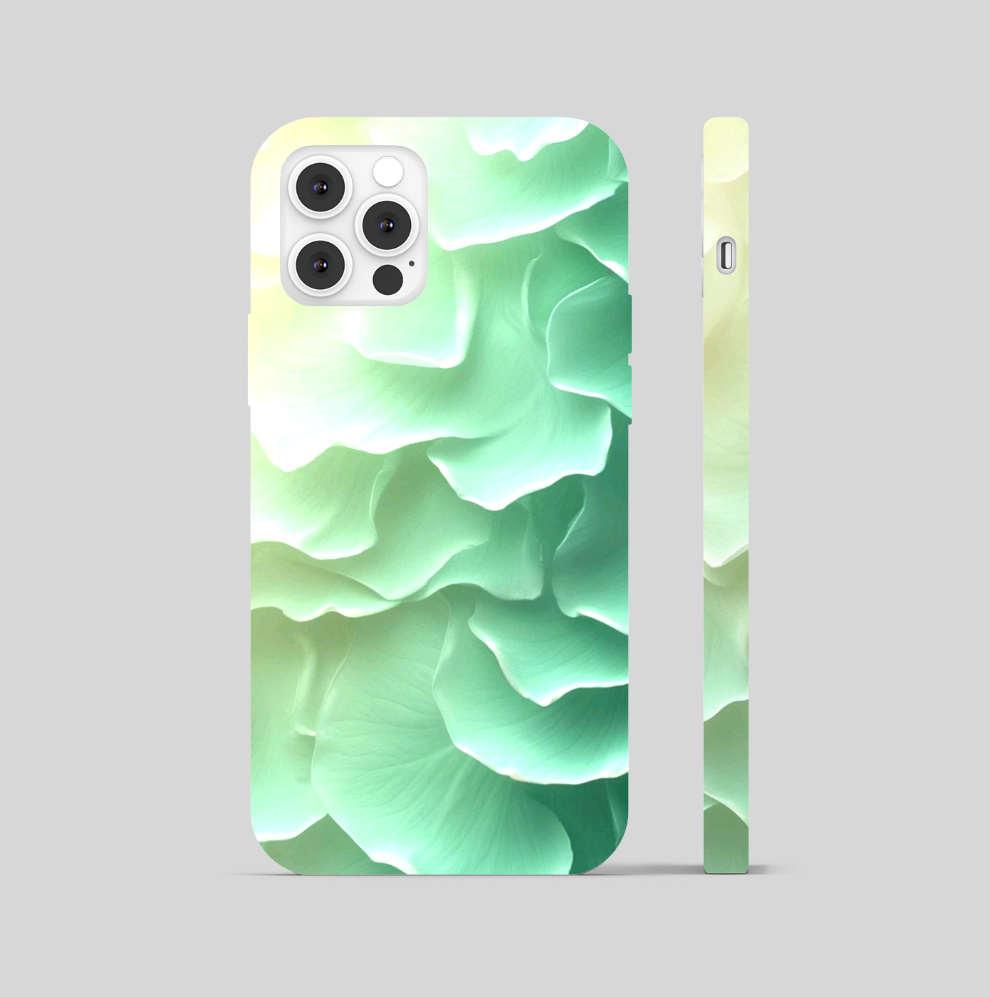 Multi Flower Green Leaf Phone Cover
