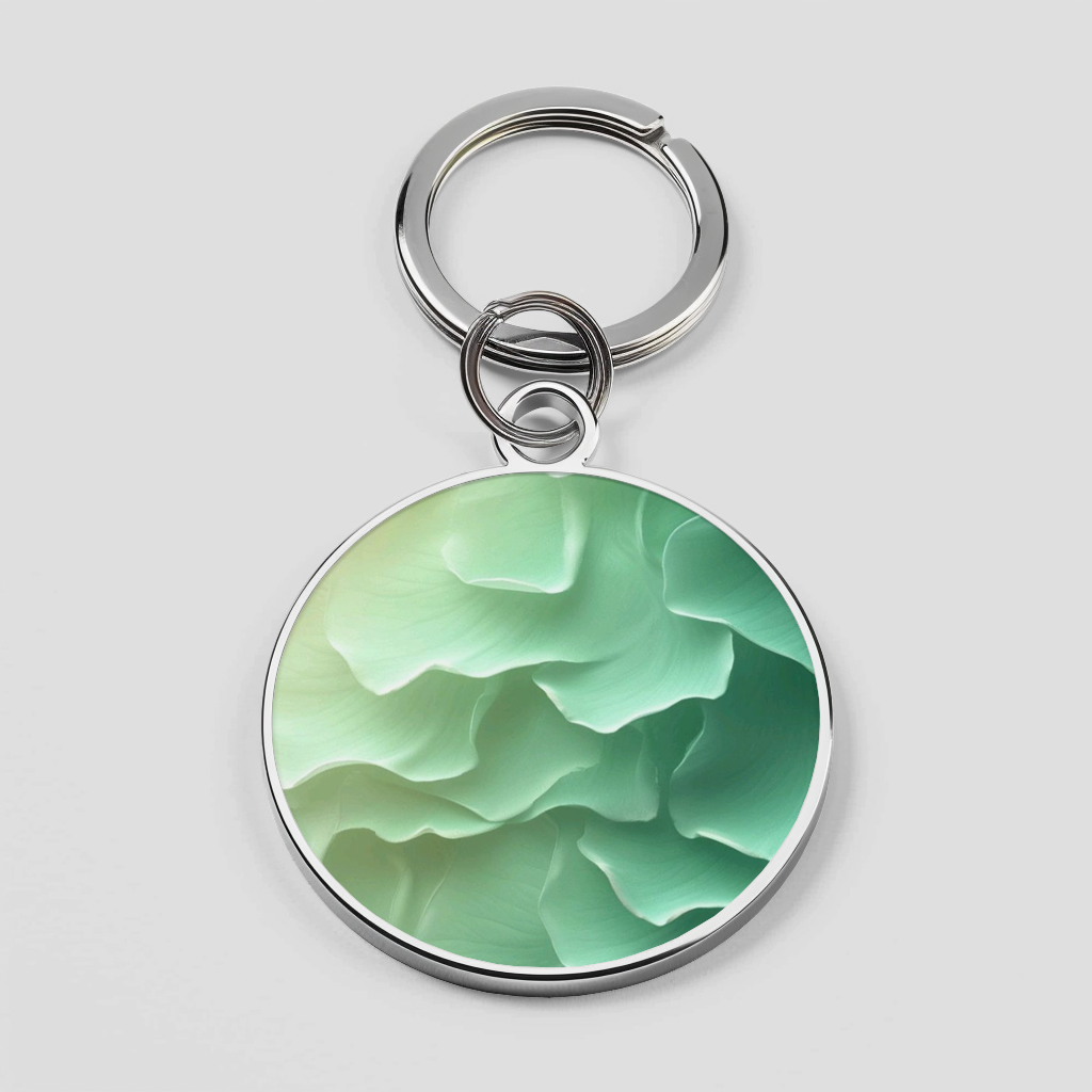 Multi Light Green Beautiful Leaf Glossy Silicone Mobile Case