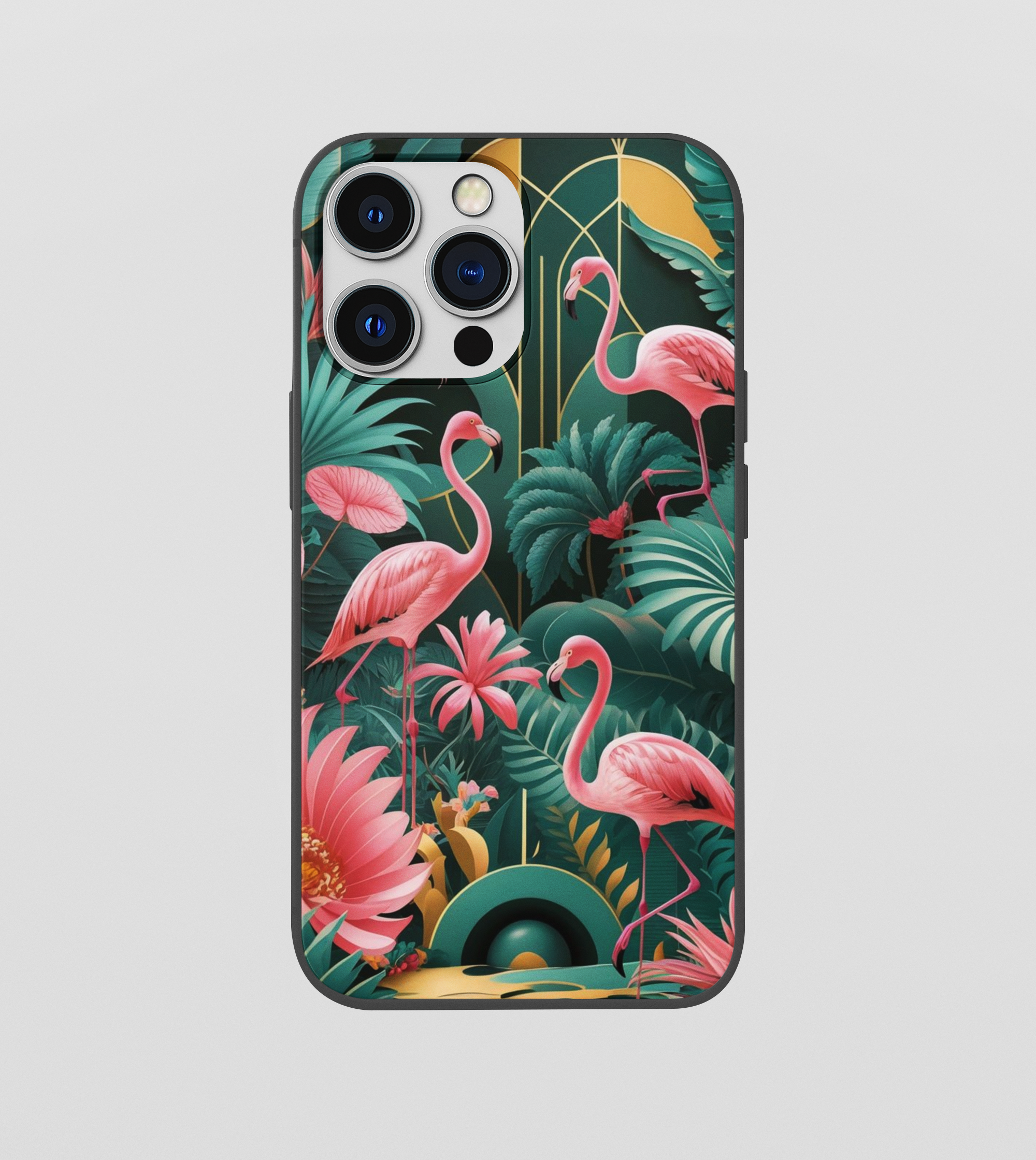 Multi Color Beautiful Leaf Glossy Silicone Mobile Case