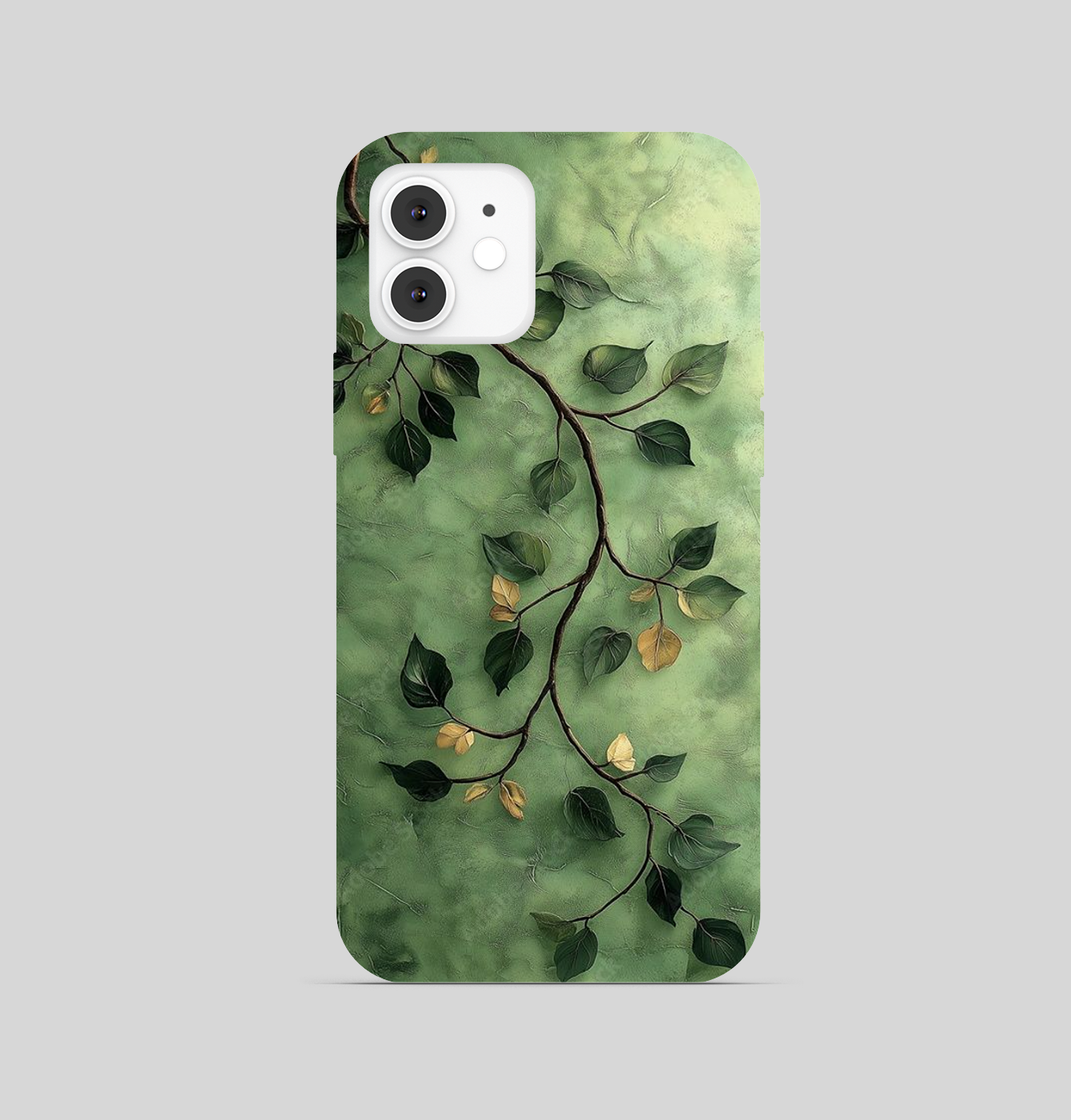 Multi Green Leaf Theme Phone Cover