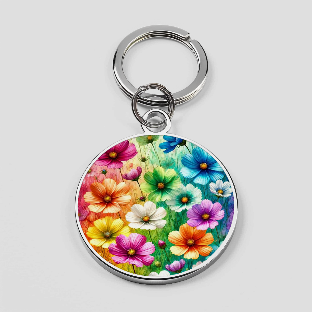 Multi Color Flowers Theme Phone Cover