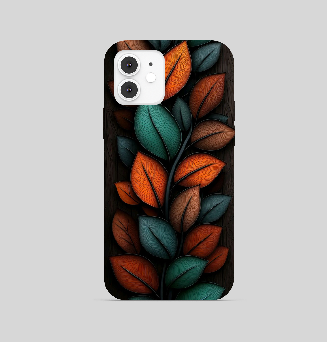 Multi Color Leaf Theme Phone Cover