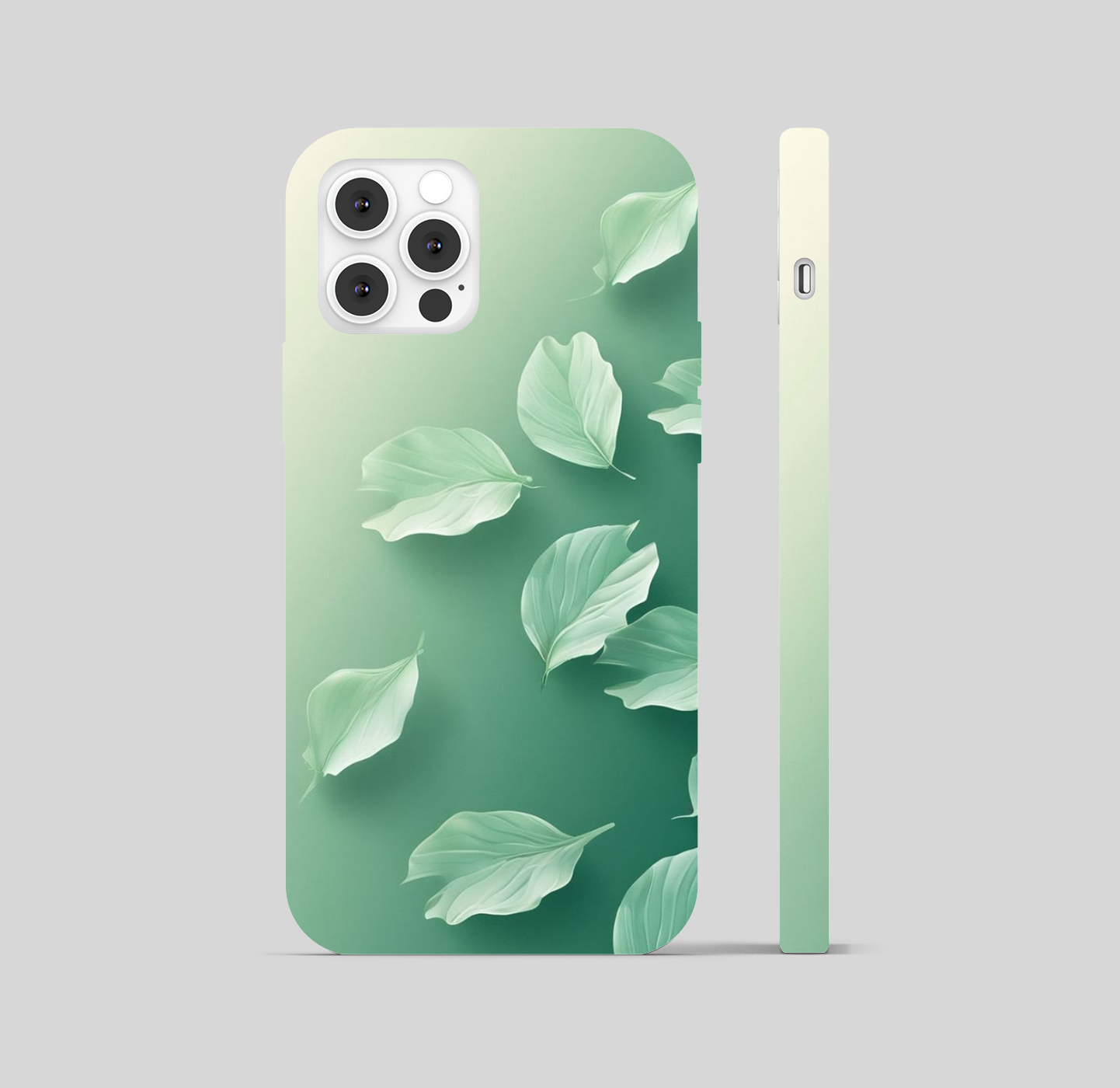 Multi Color Beautiful Green Leaf Phone Cover