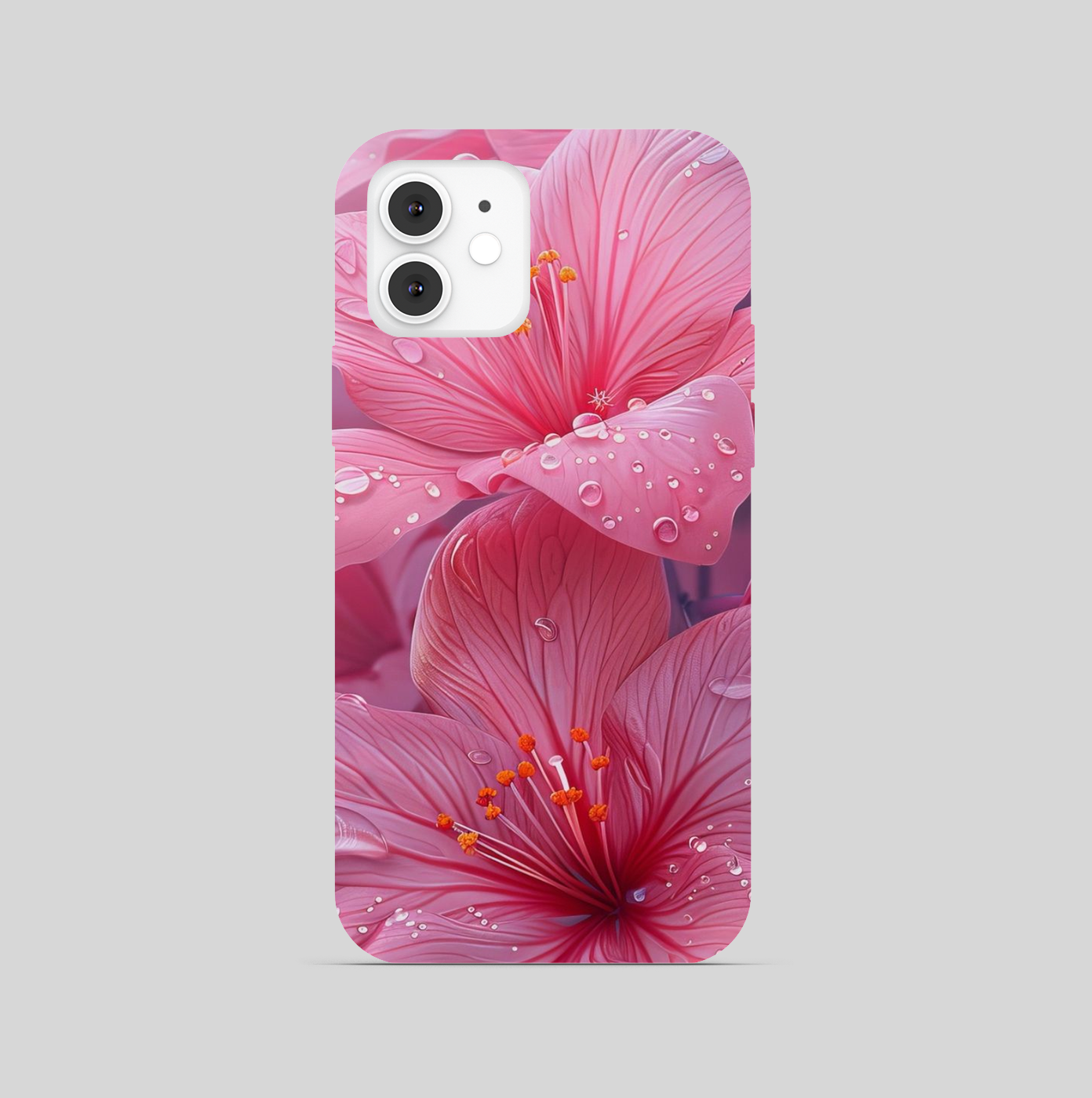 Multi Hibiscus Flower Pink Phone Cover