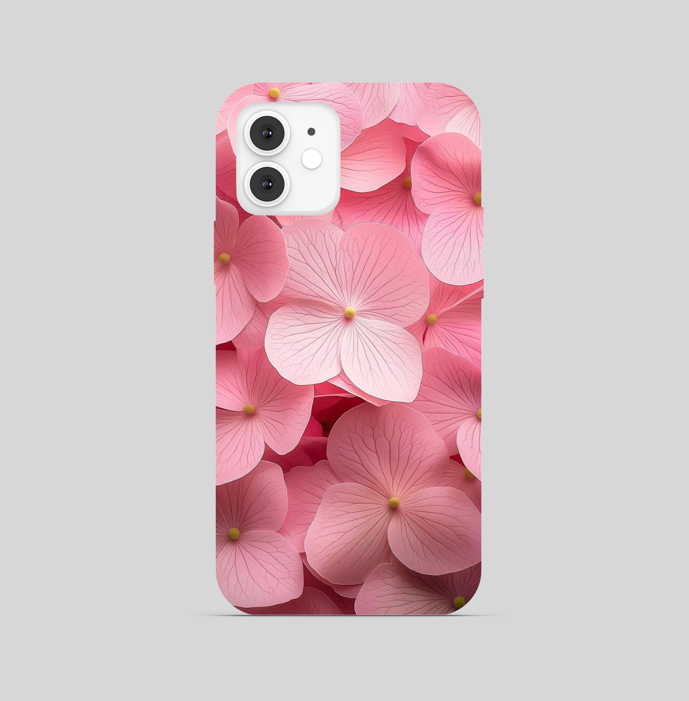 Multi Pink Hydrangea Phone Cover